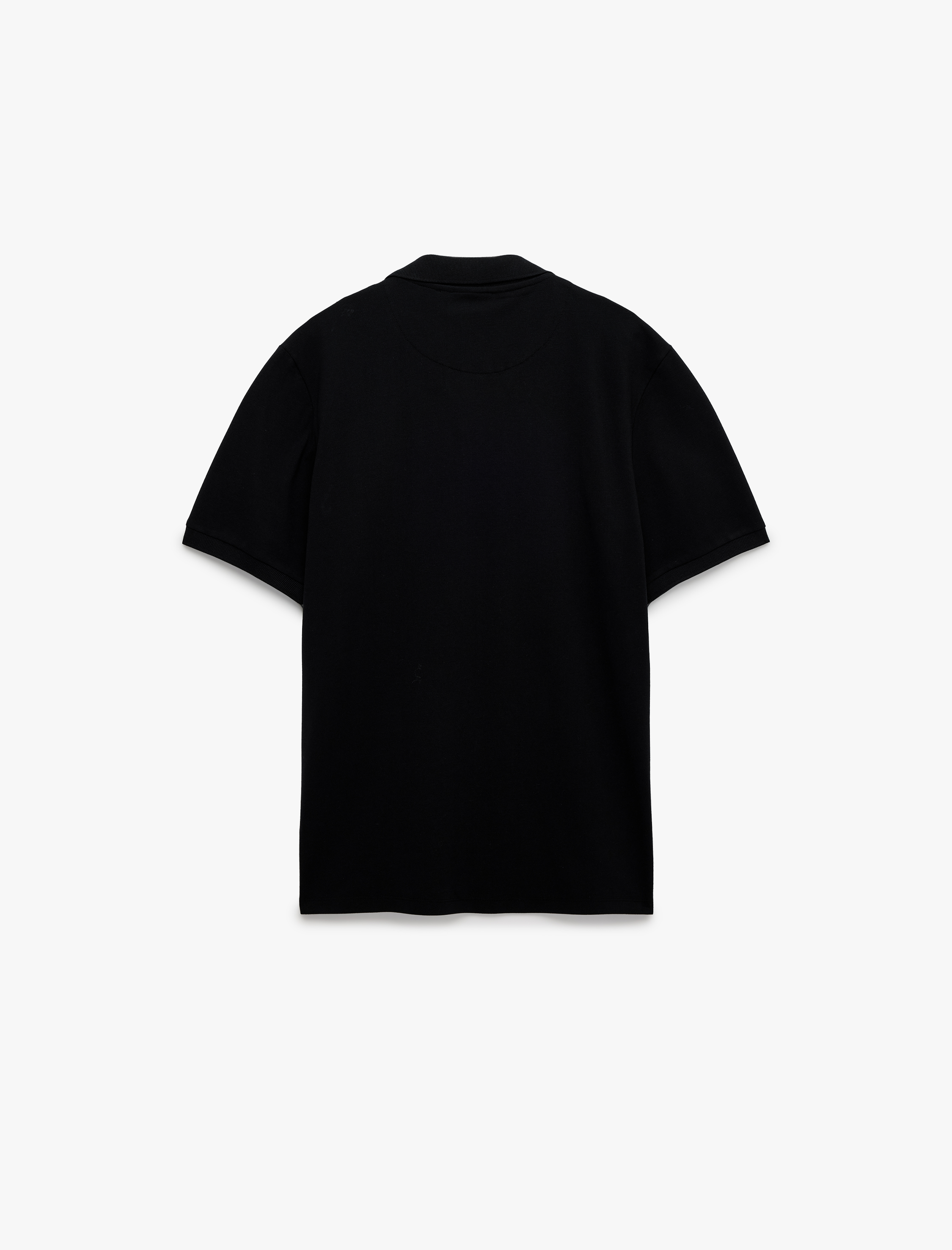   Pamuklu Kısa Kollu Regular Fit Pike Kumaş Polo Yaka Tişört