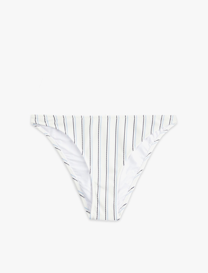  Çizgili Bikini Altı