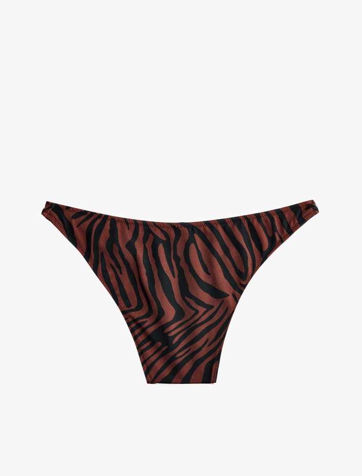  Zebra Desenli Bikini Altı