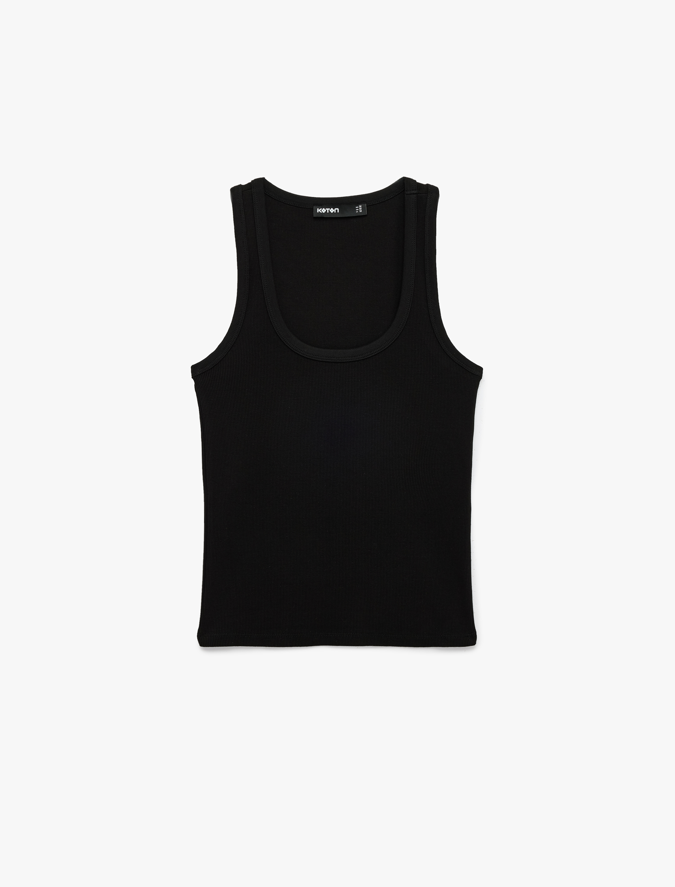   Slim Fit Pamuklu Kolsuz U Yaka Atlet