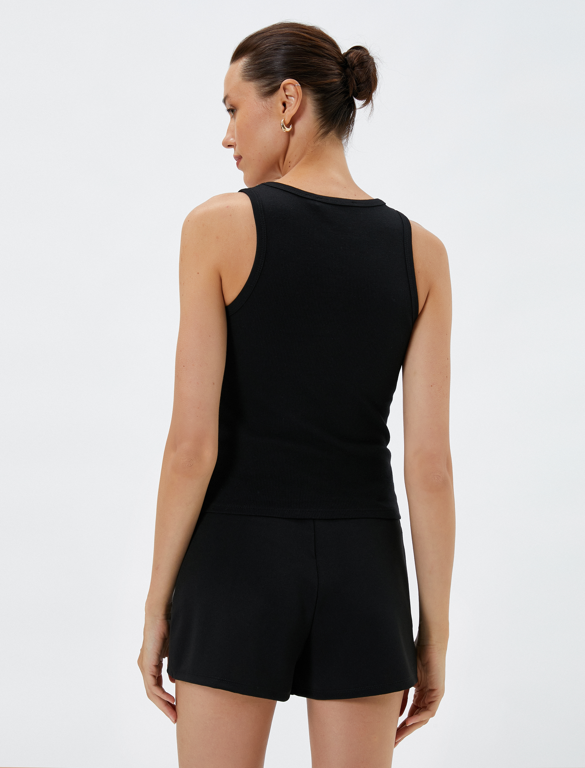   Slim Fit Pamuklu Kolsuz U Yaka Atlet