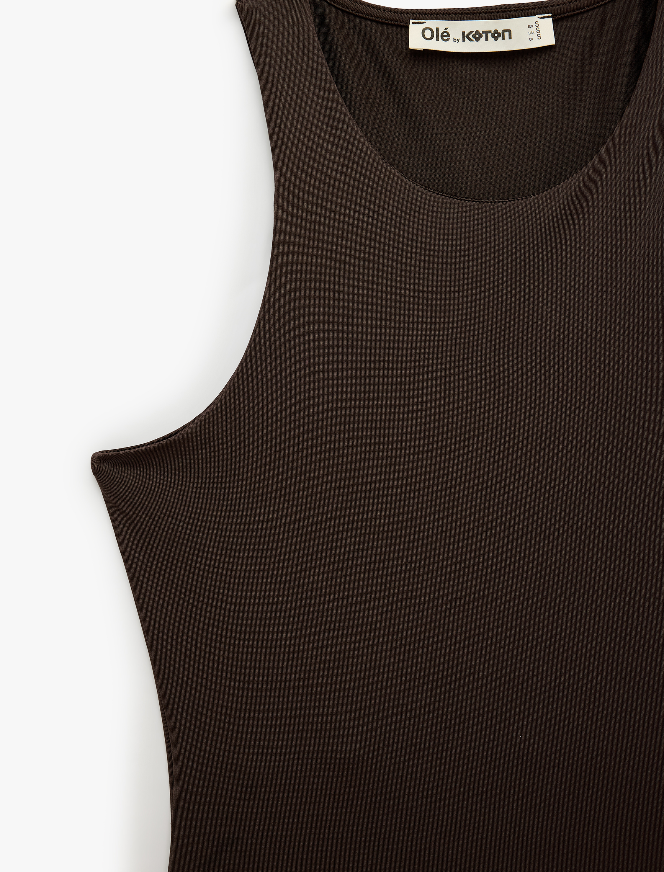   Bisiklet Yaka Kolsuz Slim Fit Çıtçıtlı Body