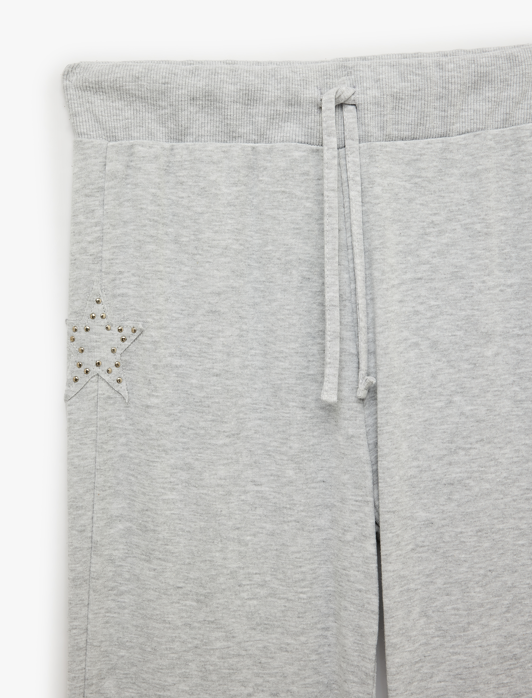   Yıldız Detaylı Beli Bağlamalı Rahat Kesim Ribanalı Pijama Altı