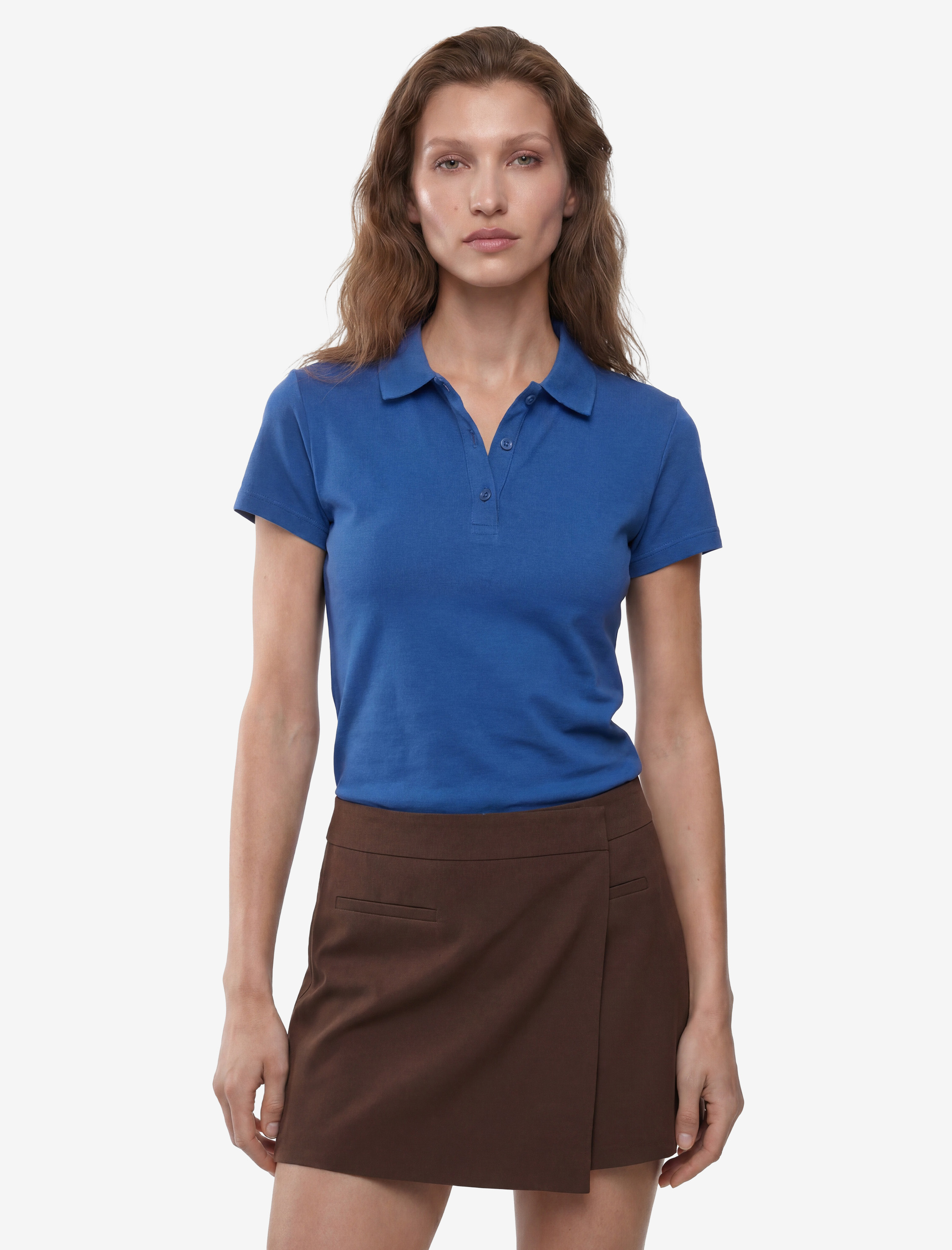   Pamuklu Slim Fit Kısa Kollu Düğmeli Polo Yaka Tişört