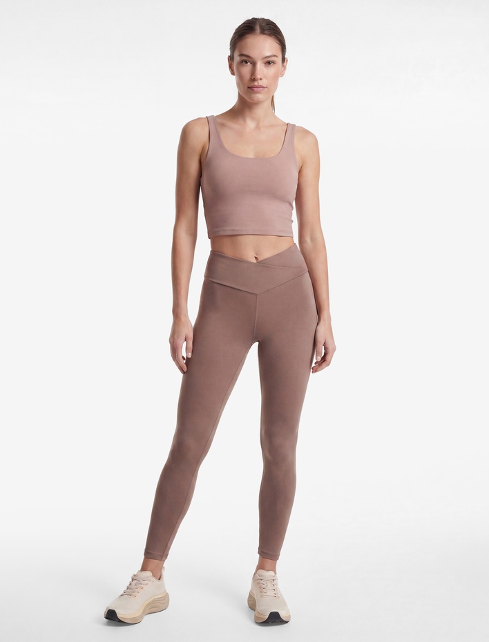  Yüksek Bel Slim Fit Kemer Detaylı Spor Tayt