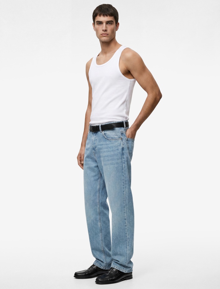  Normal Bel Cepli Bol Baggy Jean Pantolon