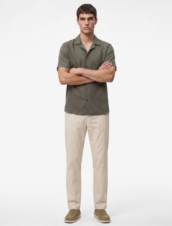  Pamuklu Regular Fit Cepli Gabardin Yazlık Chino Pantolon