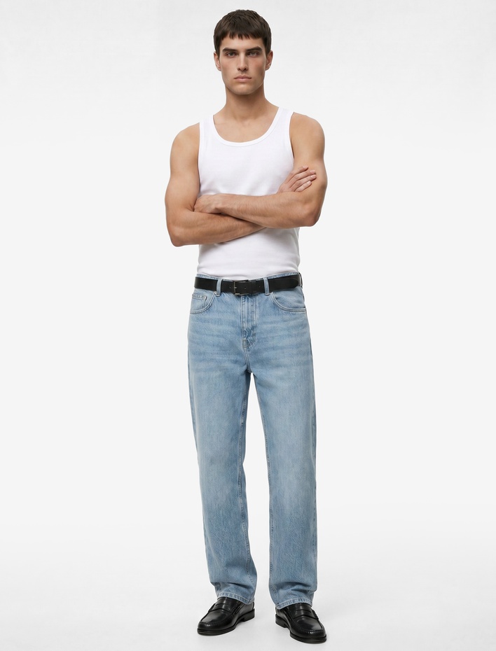  Normal Bel Cepli Bol Baggy Jean Pantolon