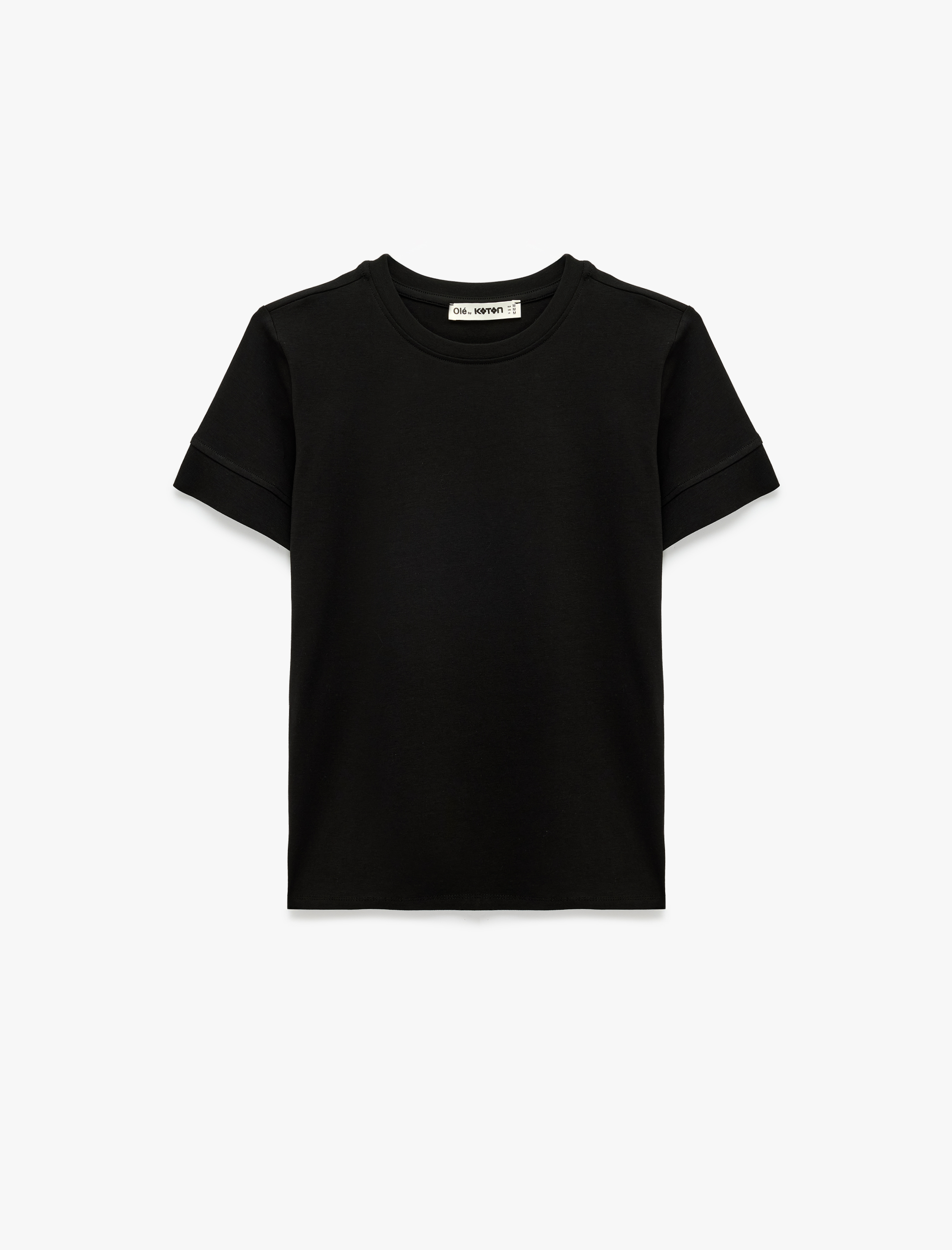   Pamuklu Slim Fit Kısa Kollu Bisiklet Yaka Basic Tişört