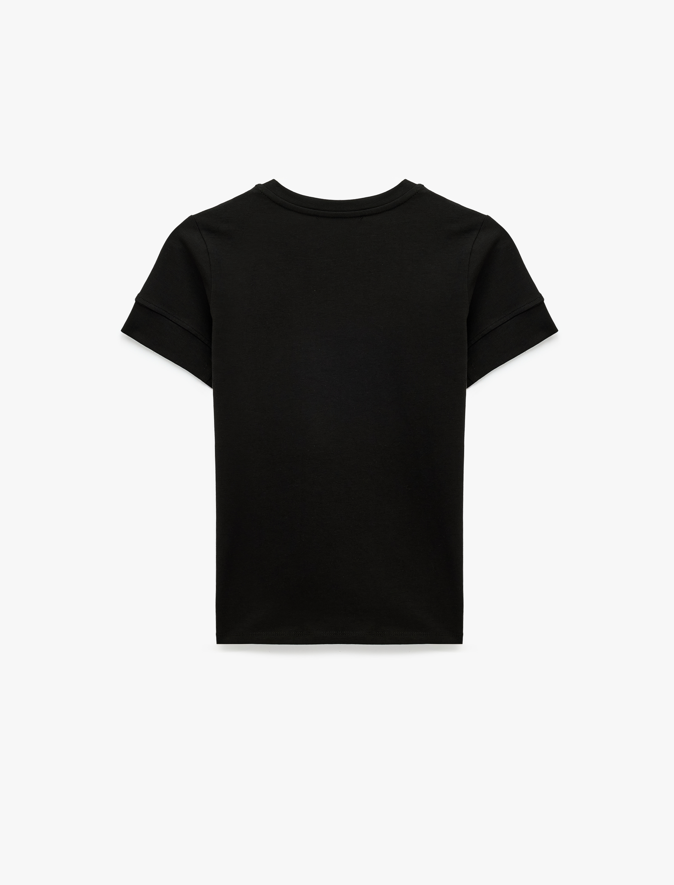   Pamuklu Slim Fit Kısa Kollu Bisiklet Yaka Basic Tişört
