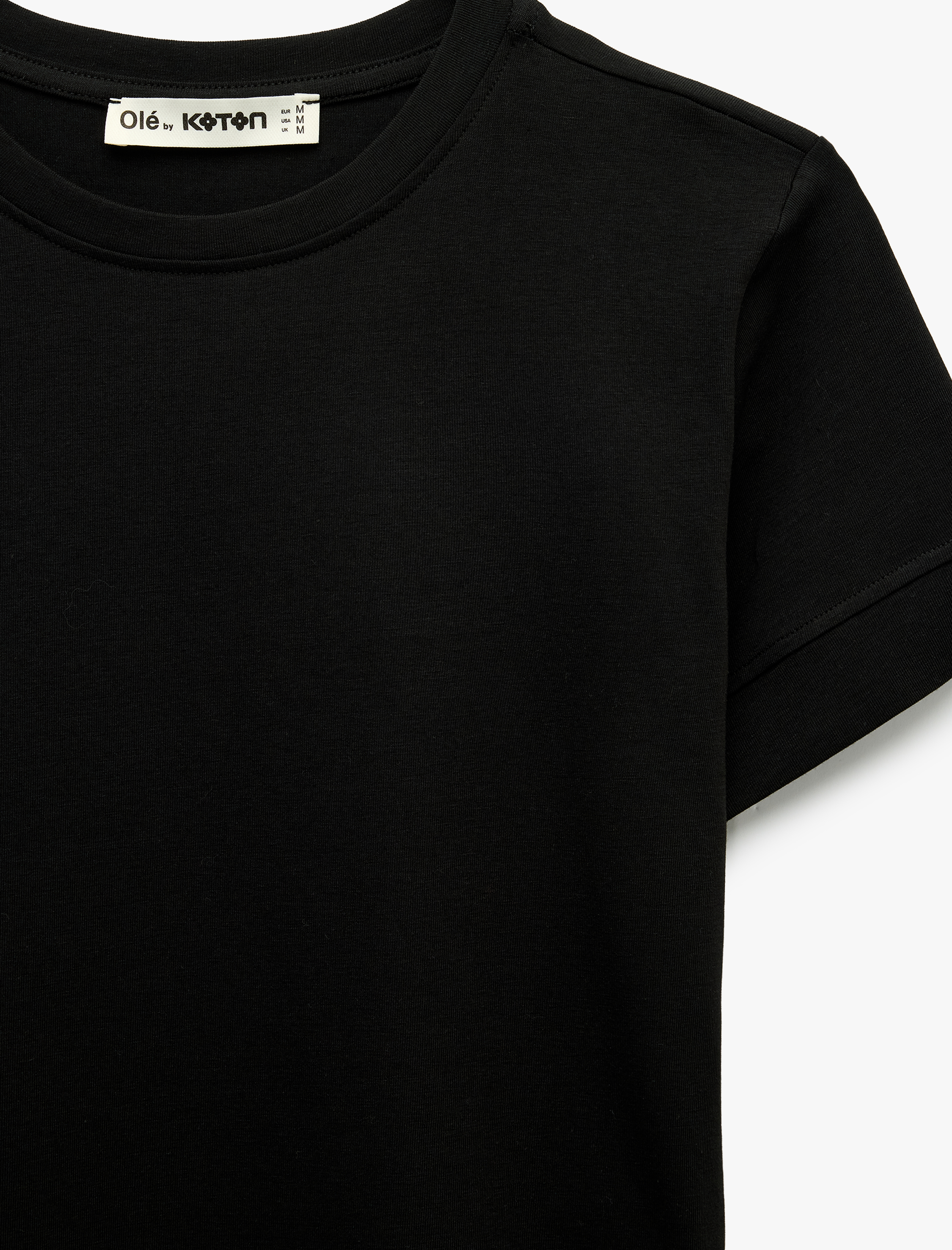   Pamuklu Slim Fit Kısa Kollu Bisiklet Yaka Basic Tişört