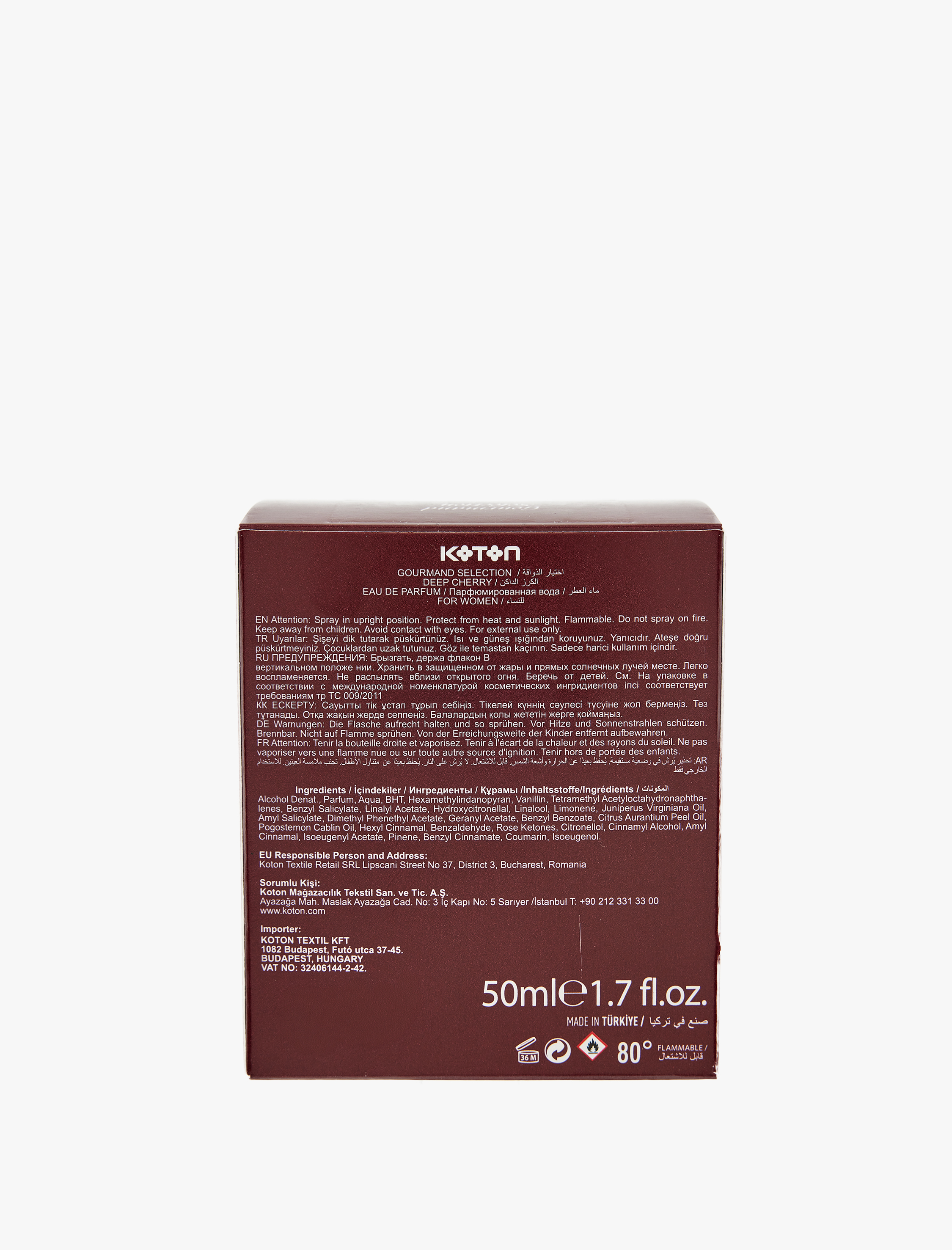  Kadın Parfüm Deep Cherry 50 ML