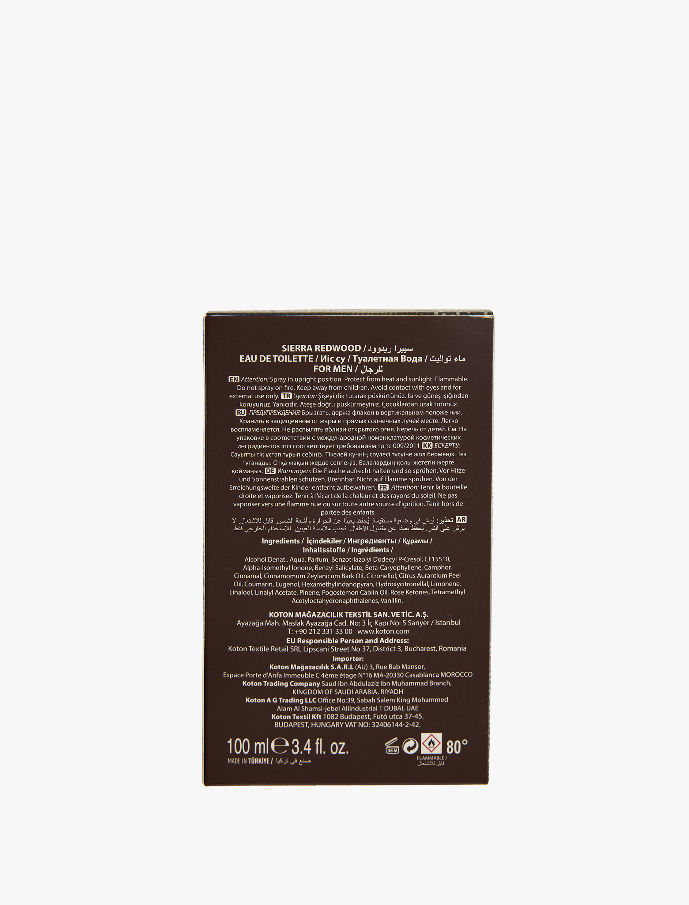  Erkek Parfüm Sierra Redwood 100 ML