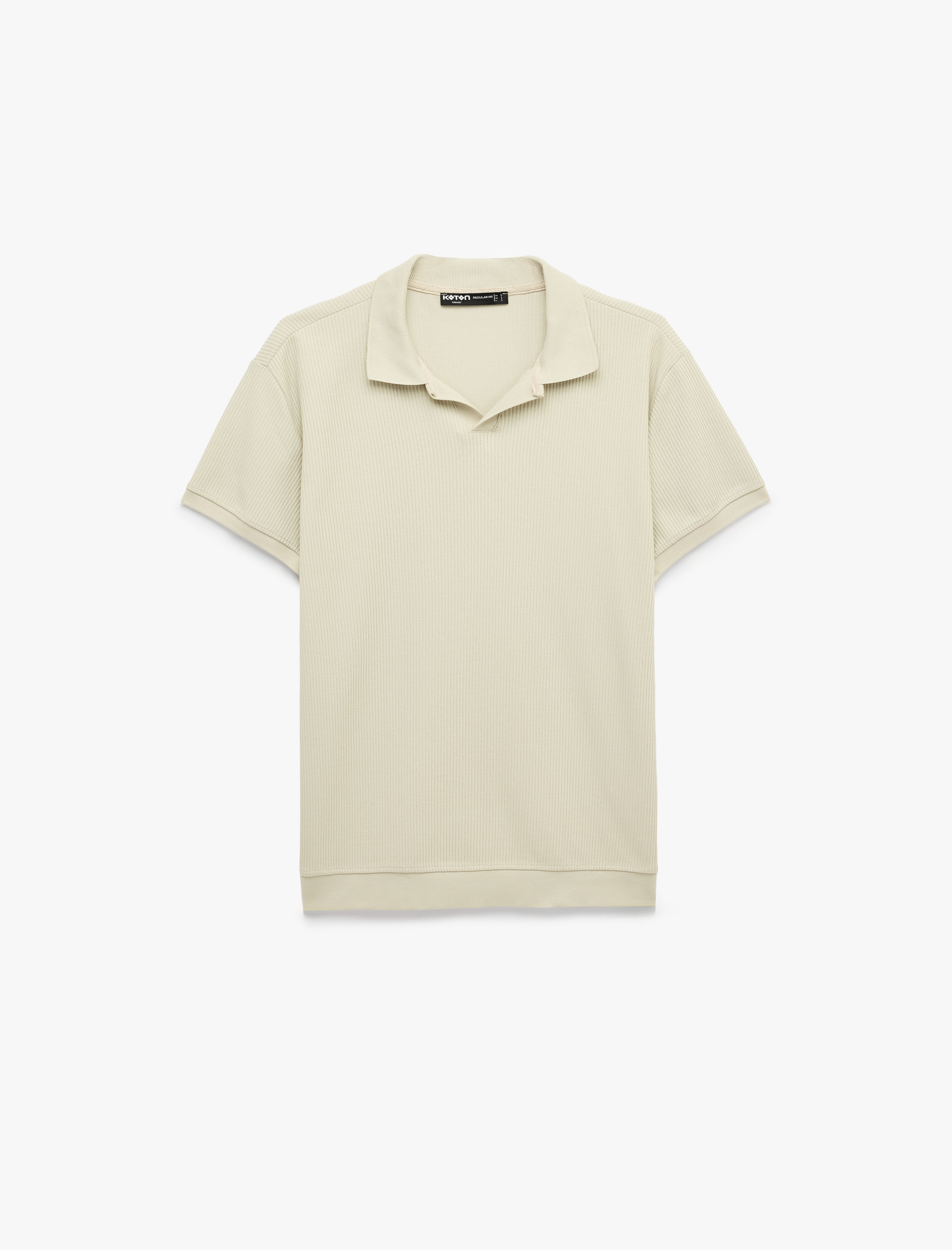   Regular Fit Pamuklu Kısa Kollu Basic Polo Yaka Tişört
