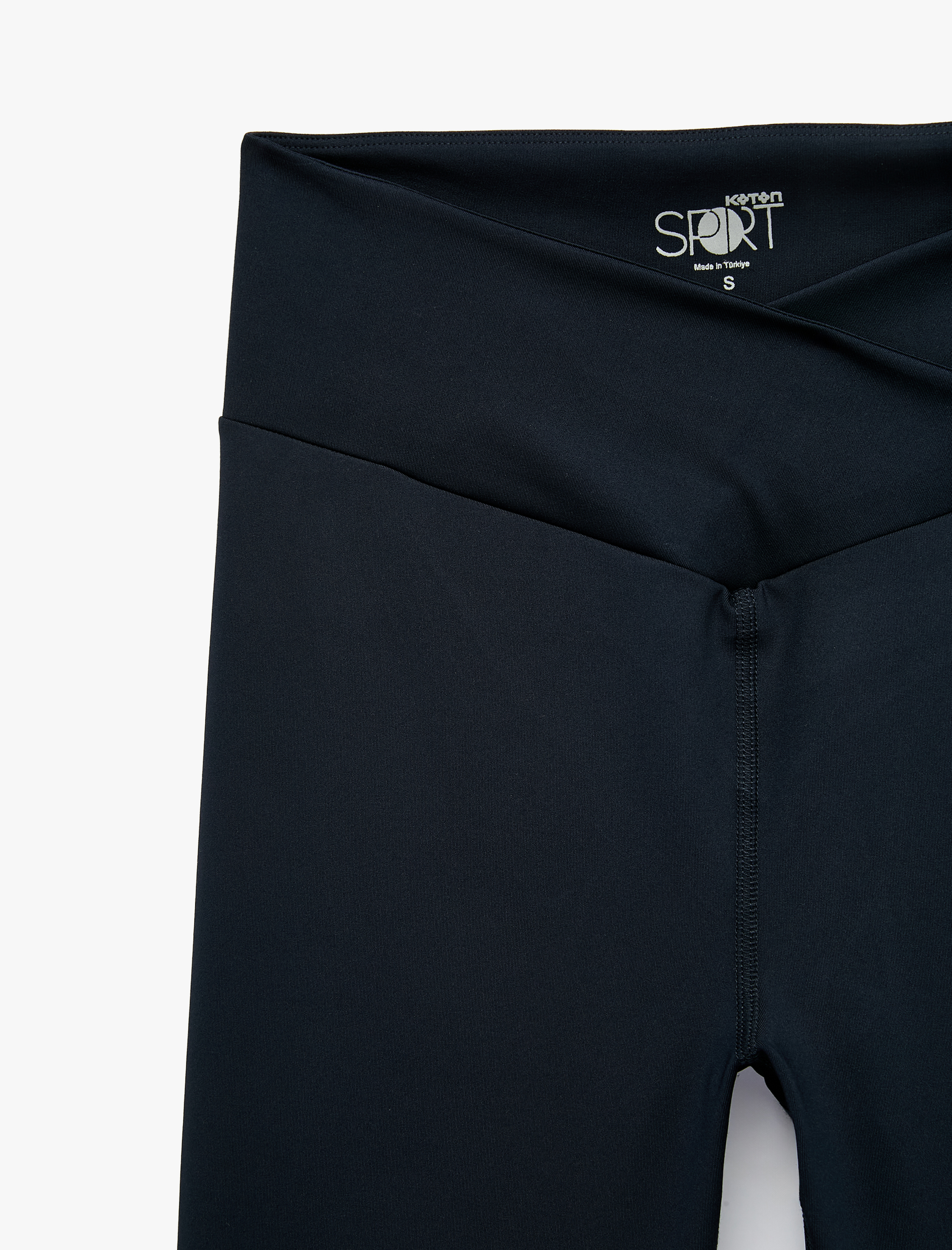   Yüksek Bel İnterlok Slim Fit Spor Tayt