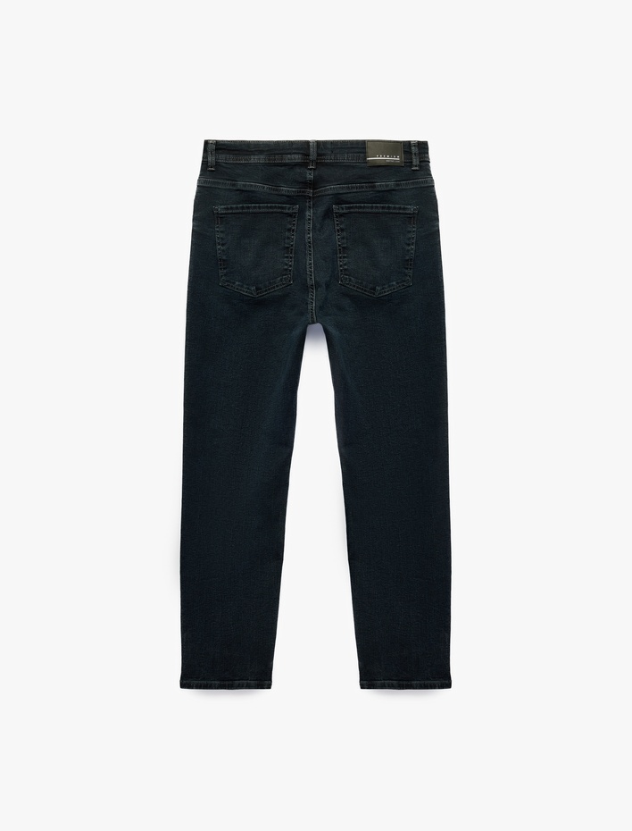  Pamuklu Cepli Normal Paça Tapered Jean Pantolon - Joe Jean