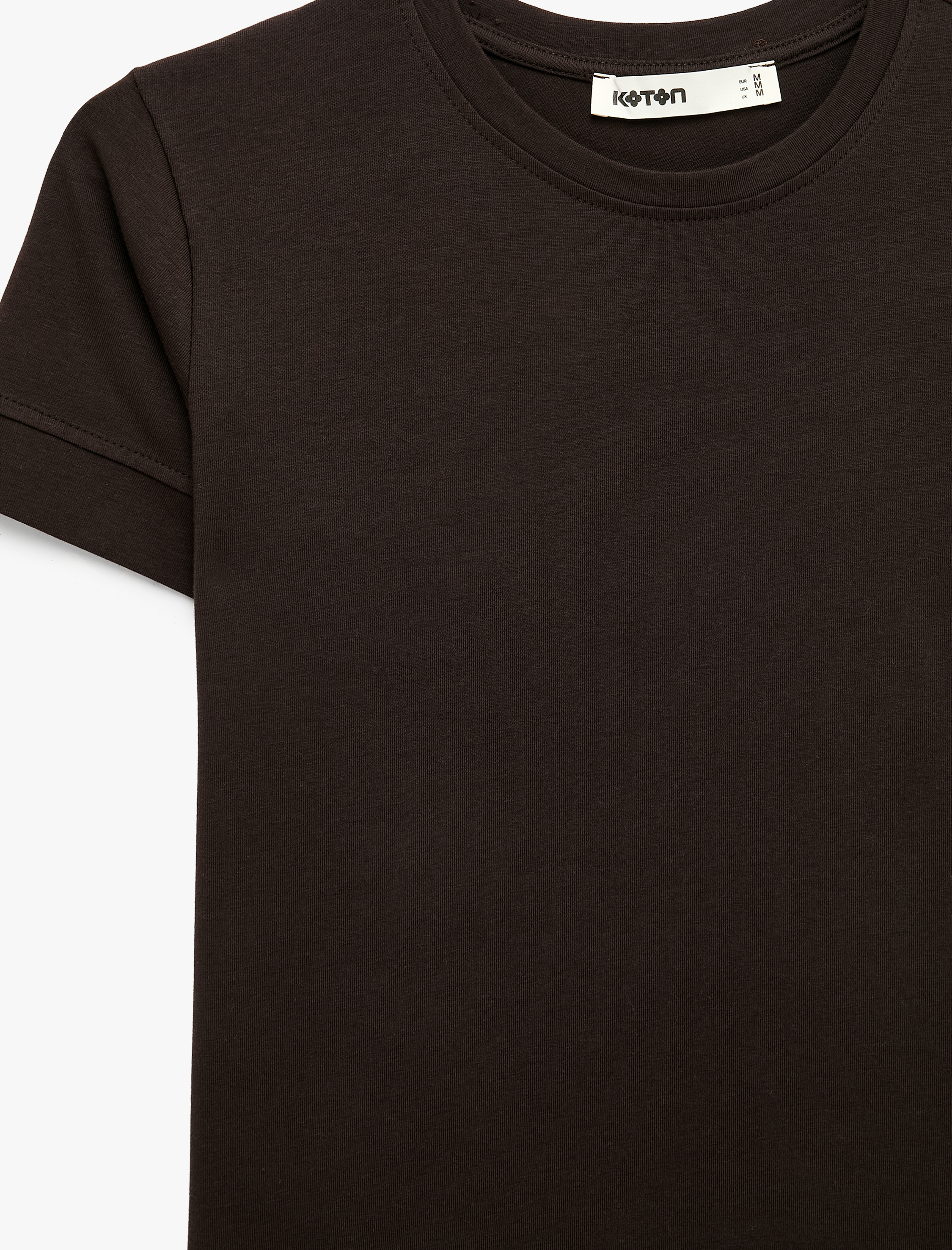   Pamuklu Slim Fit Kısa Kollu Bisiklet Yaka Basic Tişört