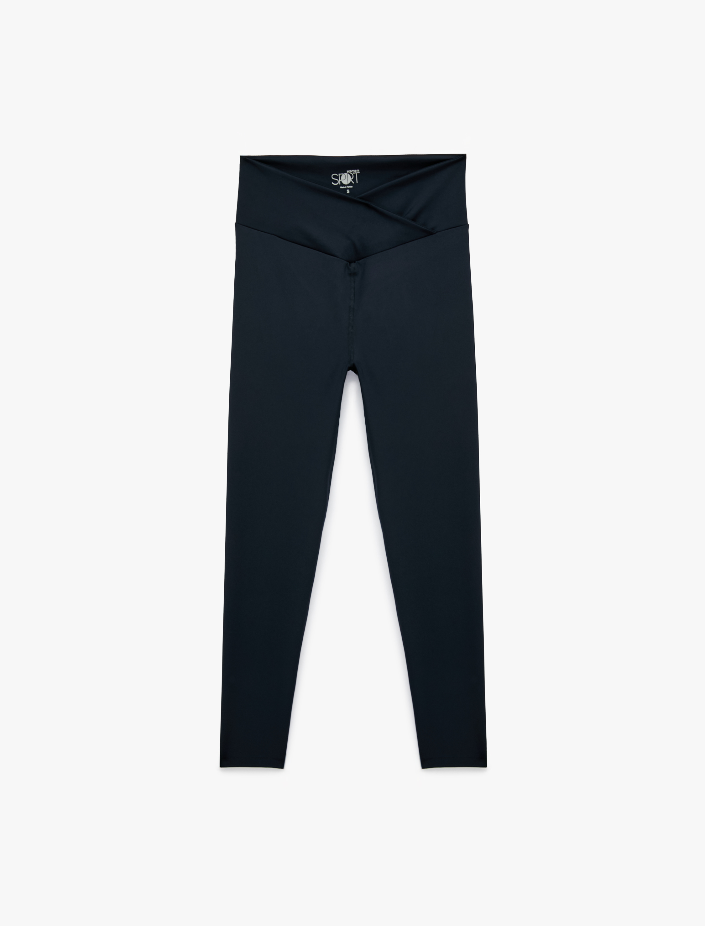   Yüksek Bel İnterlok Slim Fit Spor Tayt