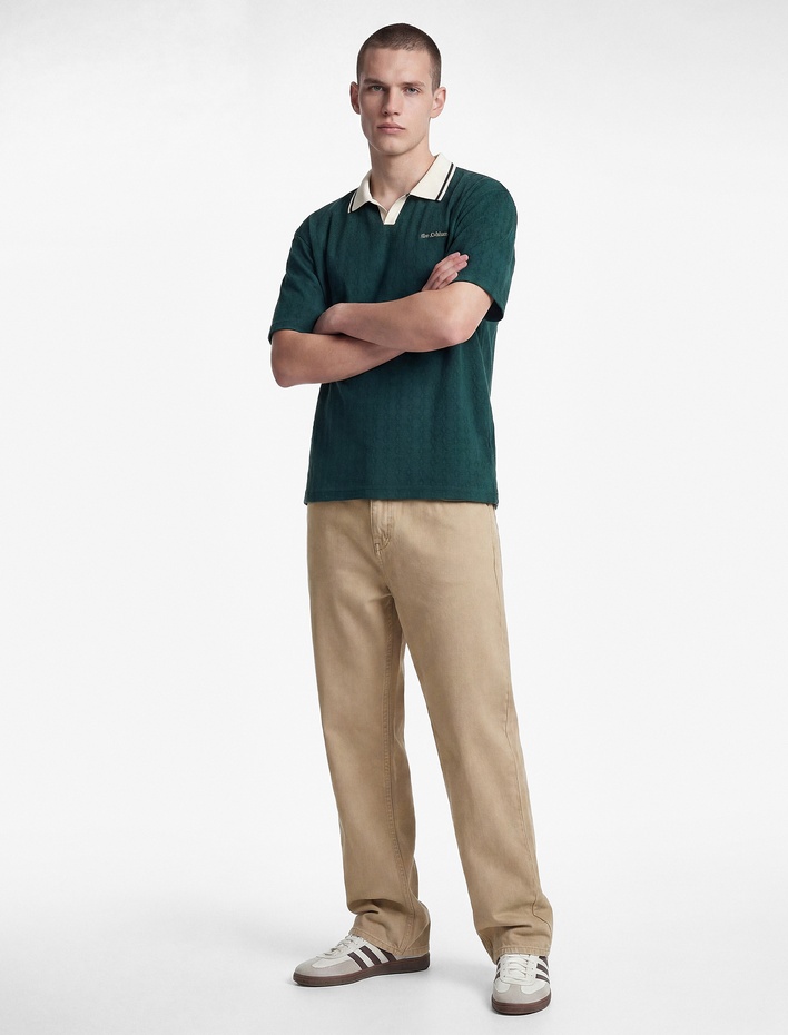  Pamuklu Normal Bel Bol Cepli Baggy Jean Pantolon