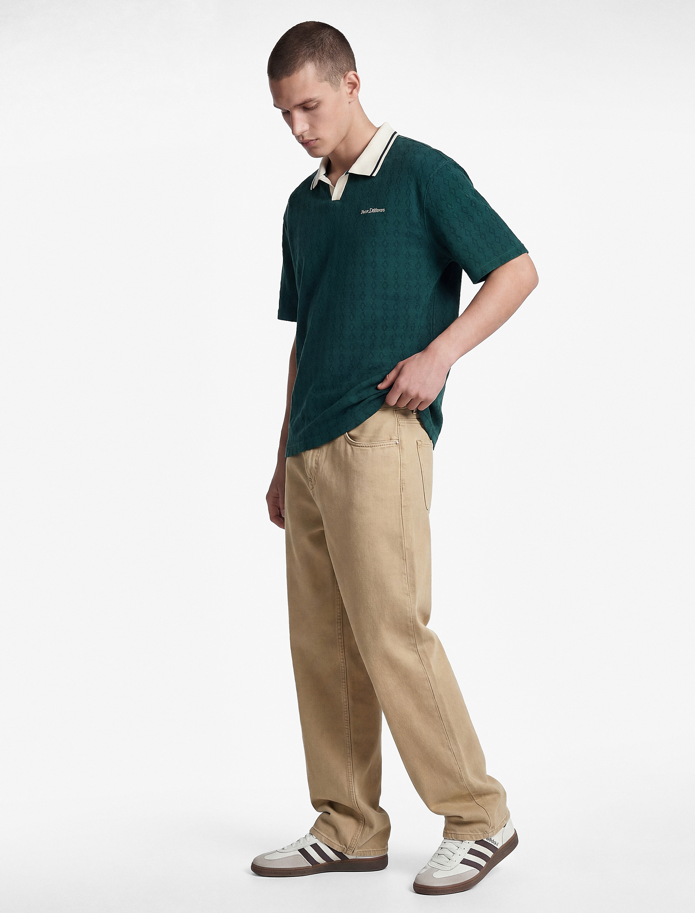  Pamuklu Normal Bel Bol Cepli Baggy Jean Pantolon