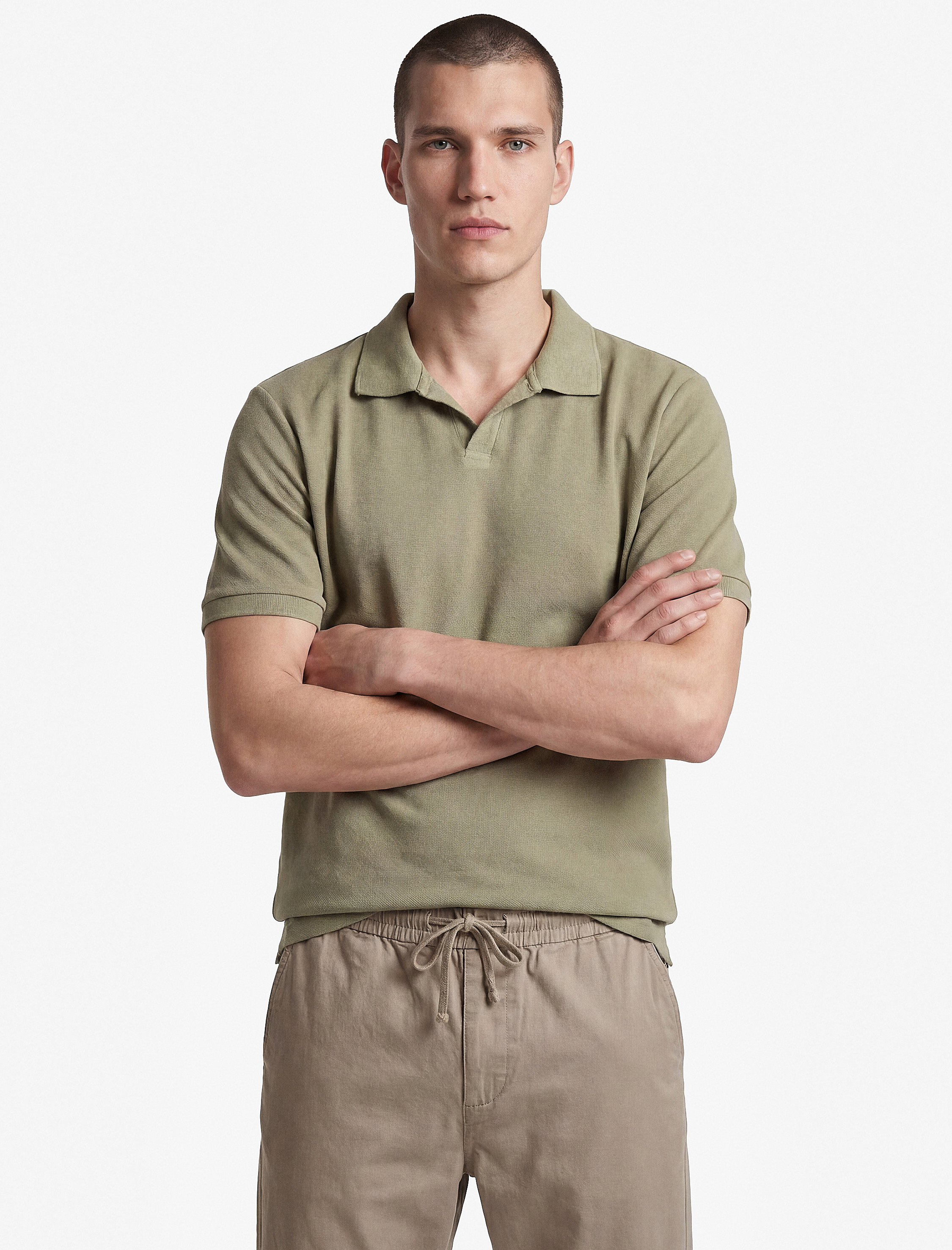   Pamuklu Kısa Kollu Regular Fit Pike Kumaş Polo Yaka Tişört