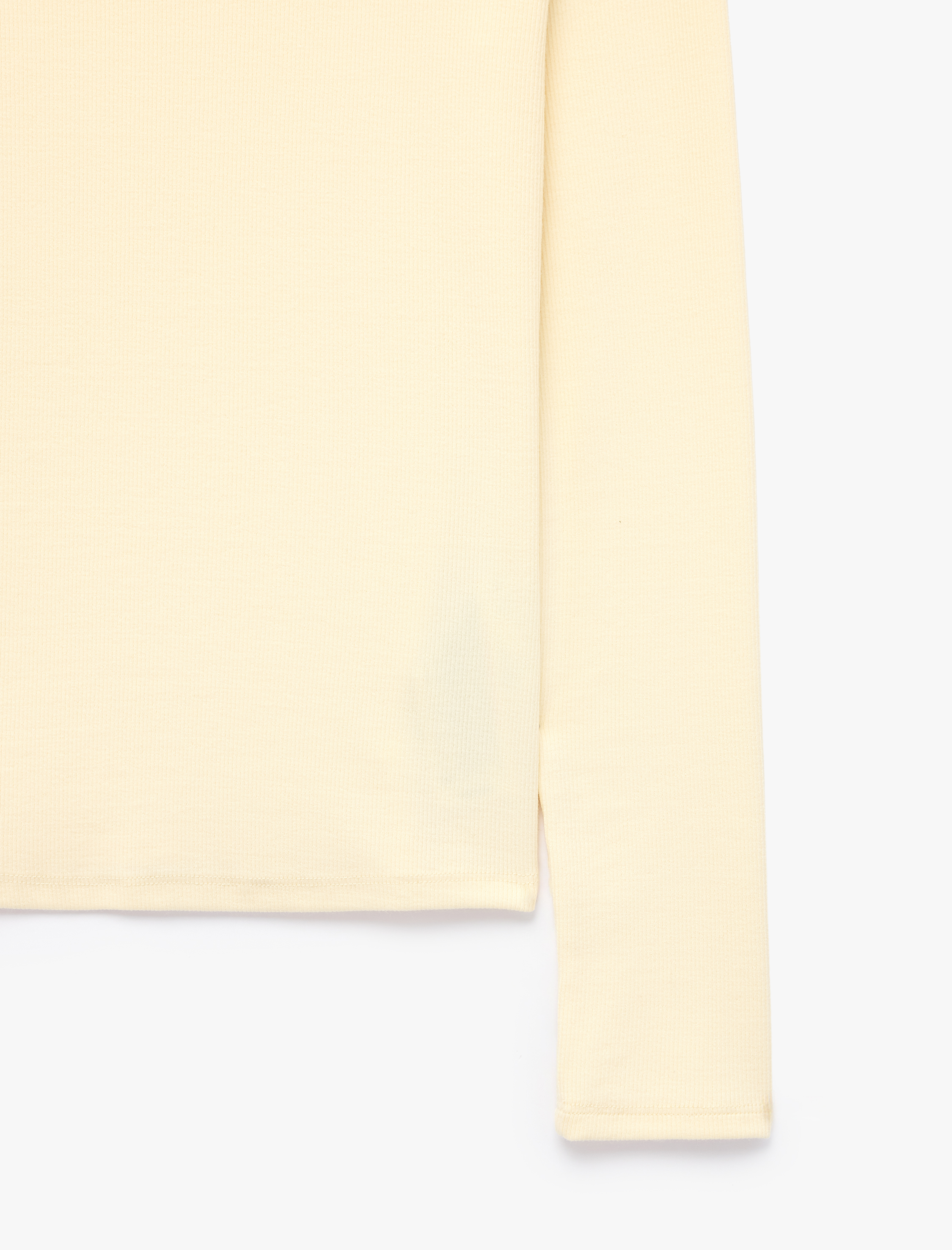   Modal Kumaş Slim Fit Bisiklet Yaka Uzun Kollu Tişört