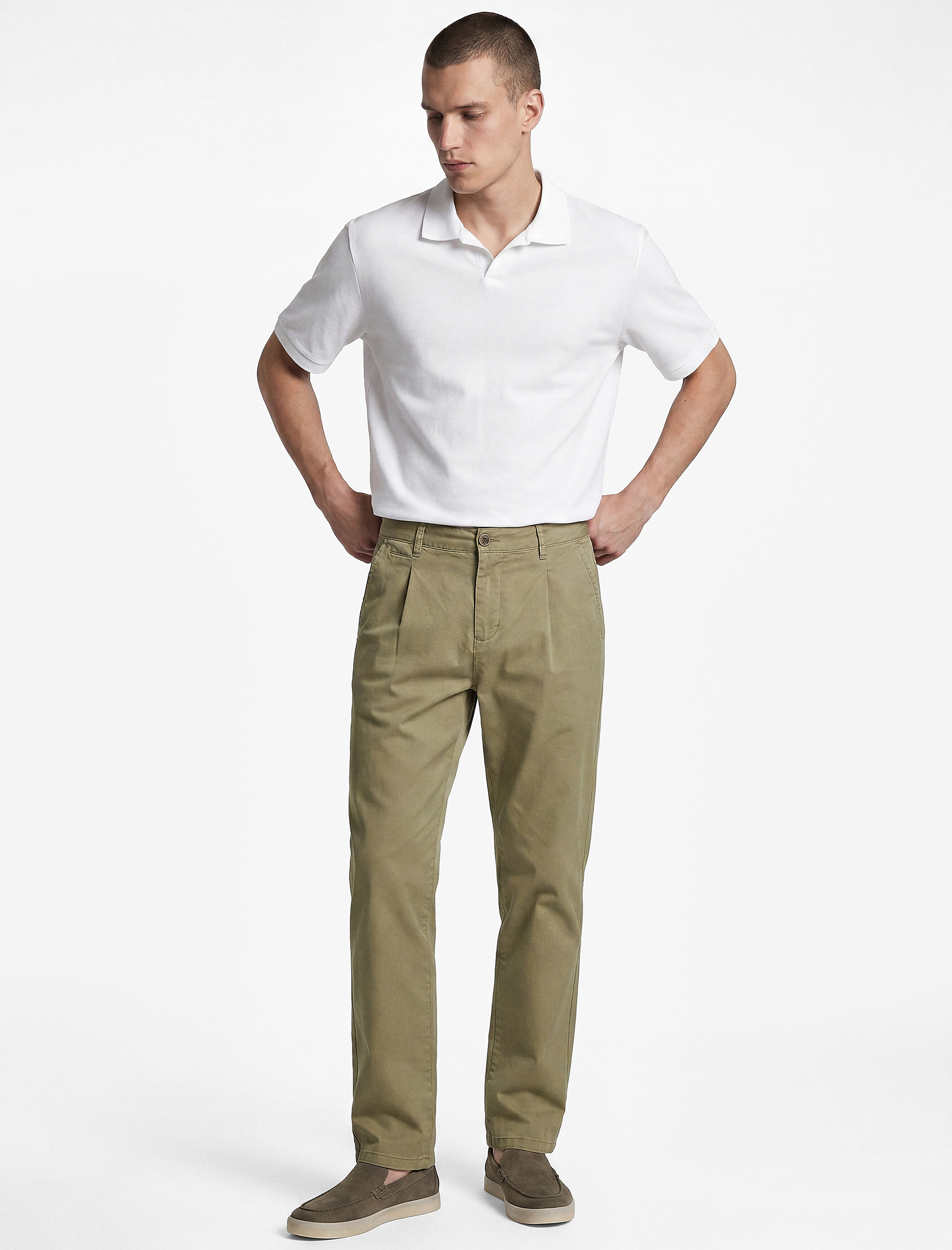   Pamuklu Kısa Kollu Regular Fit Pike Kumaş Polo Yaka Tişört