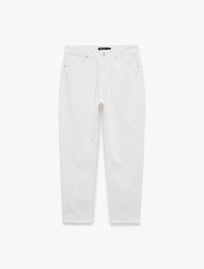  Pamuklu Cepli Normal Bel Tapered Jean Pantolon - Joe Jean