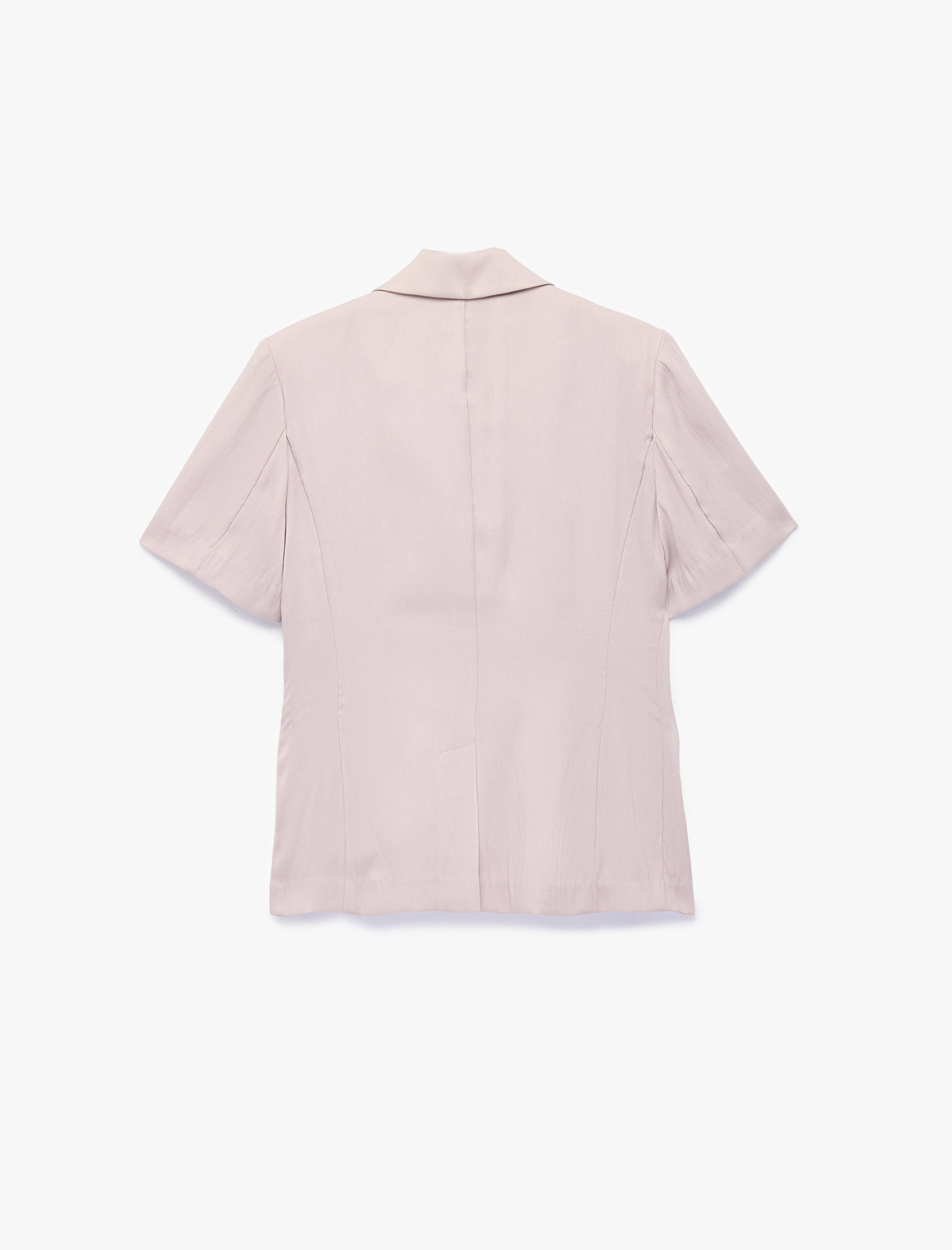   Cepli Kısa Kollu Kruvaze Blazer Ceket