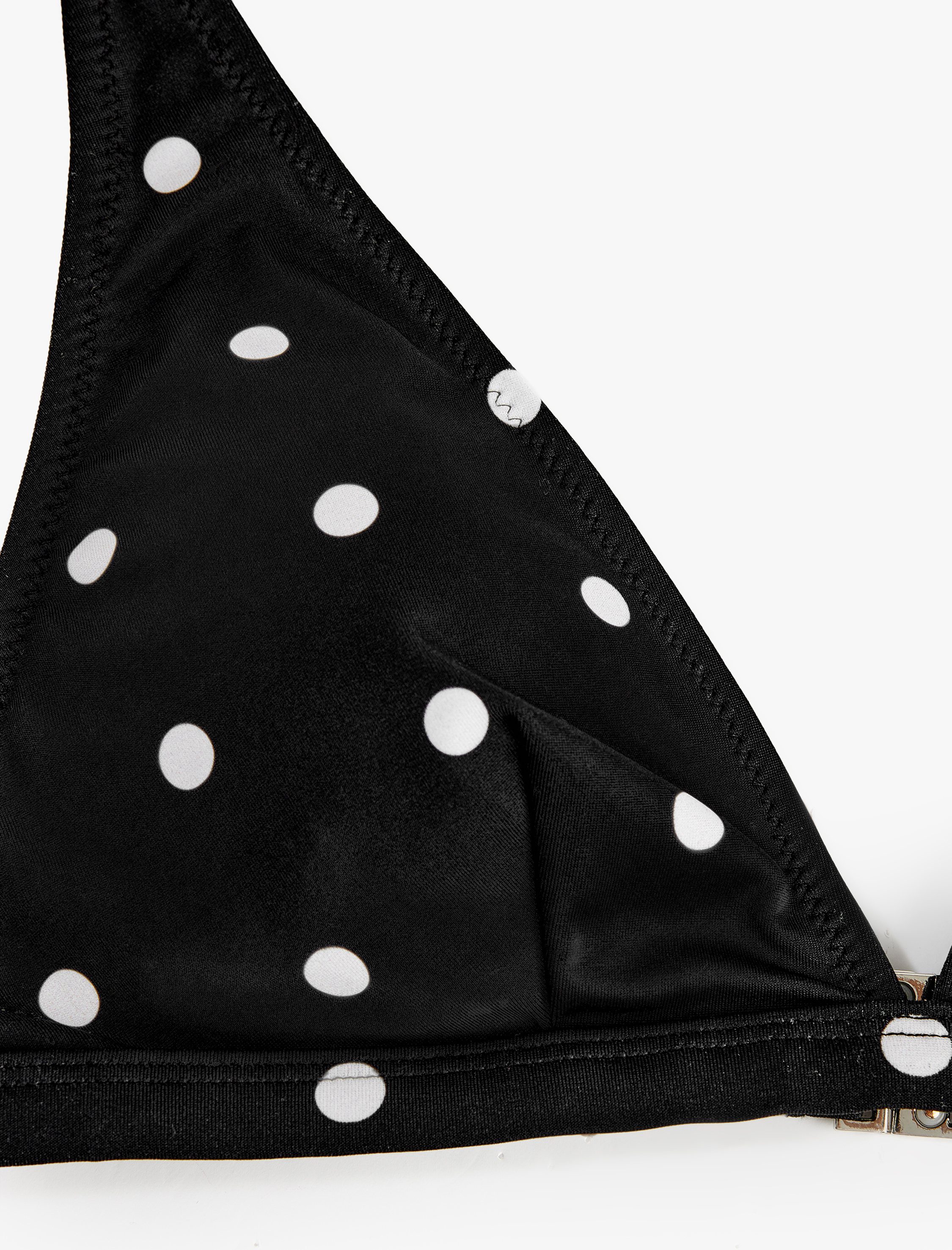   Puantiye Desenli Bralet Bikini Üst