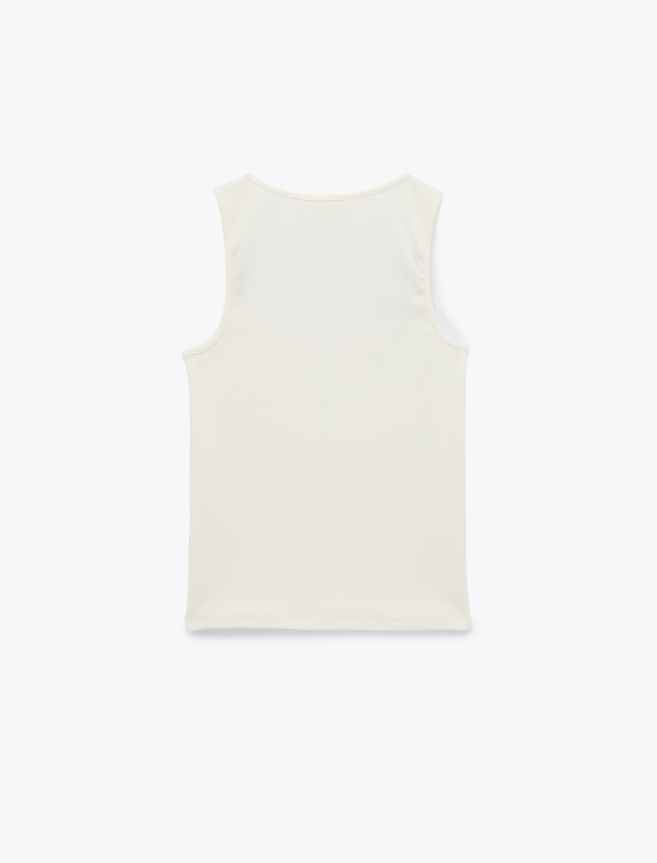  Koton X Şahika Ercümen - Slim Fit Kolsuz U Yaka Boncuk Detaylı Top