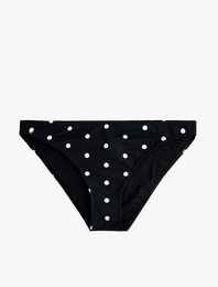 Puantiye Desenli Bikini Altı