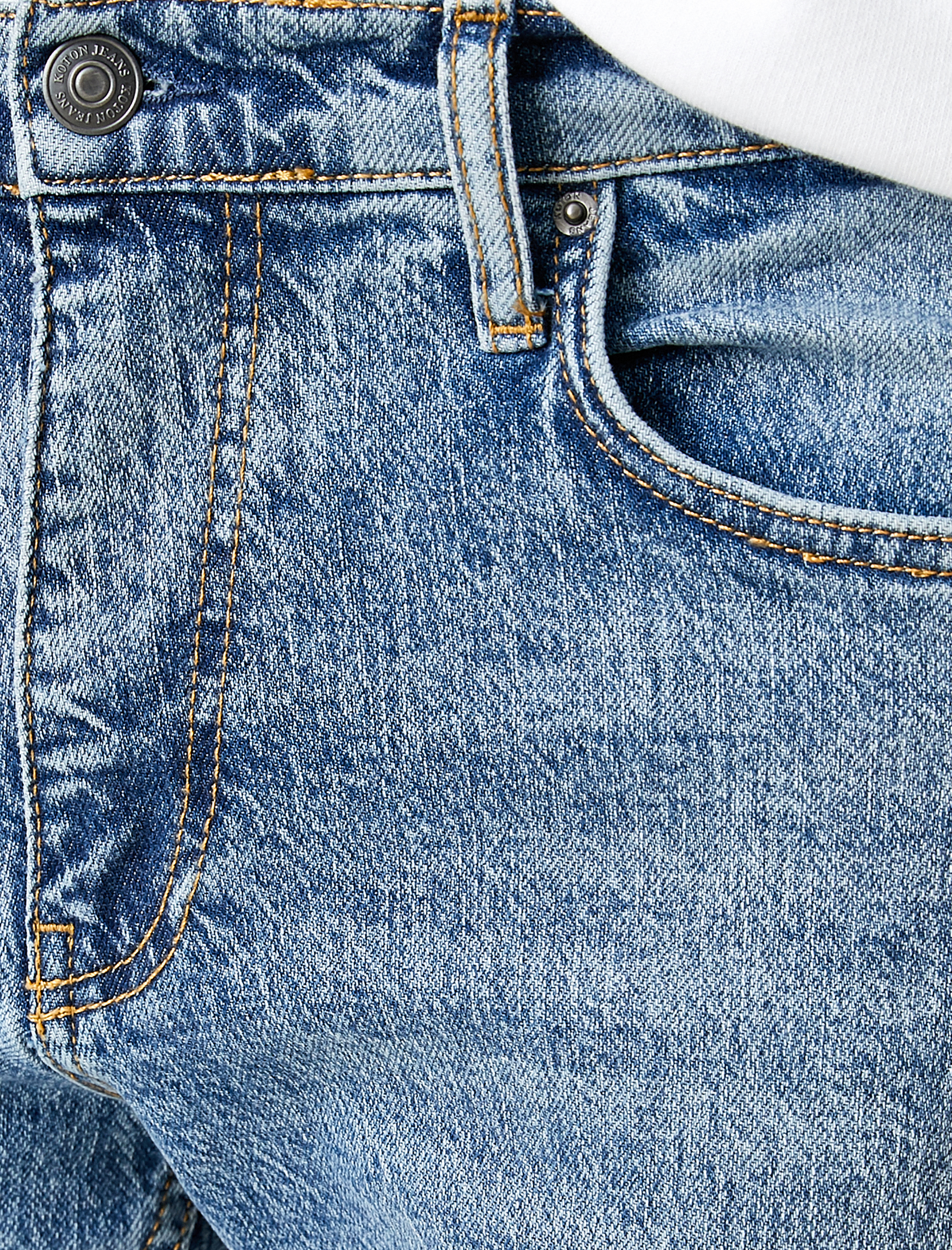   Tapered Fit Taşlamalı Kot Pantolon - Joe Jean