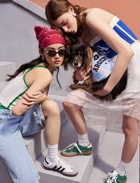 Straplez Crop Top Baskılı Fiyonk Detaylı