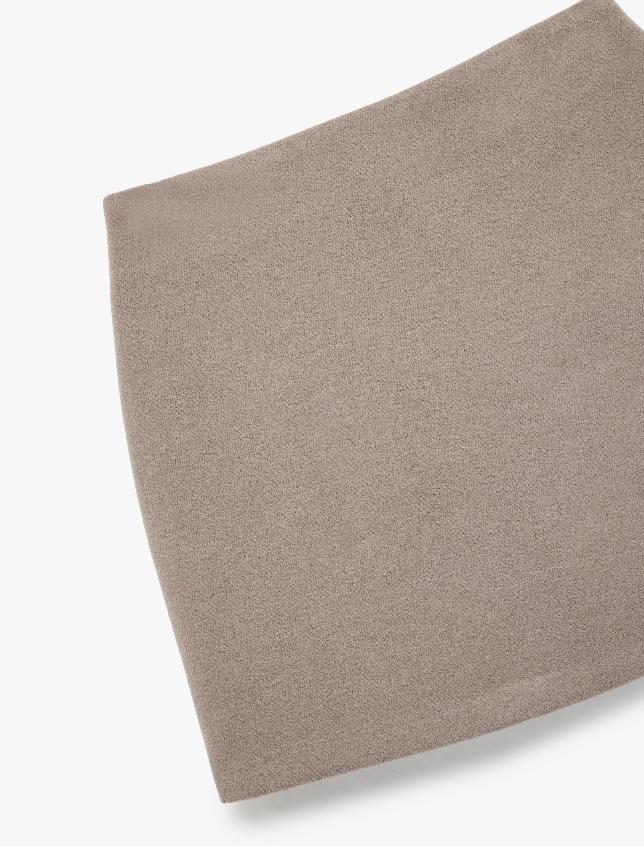   A Kesim Slim Fit Mini Kaşe Etek