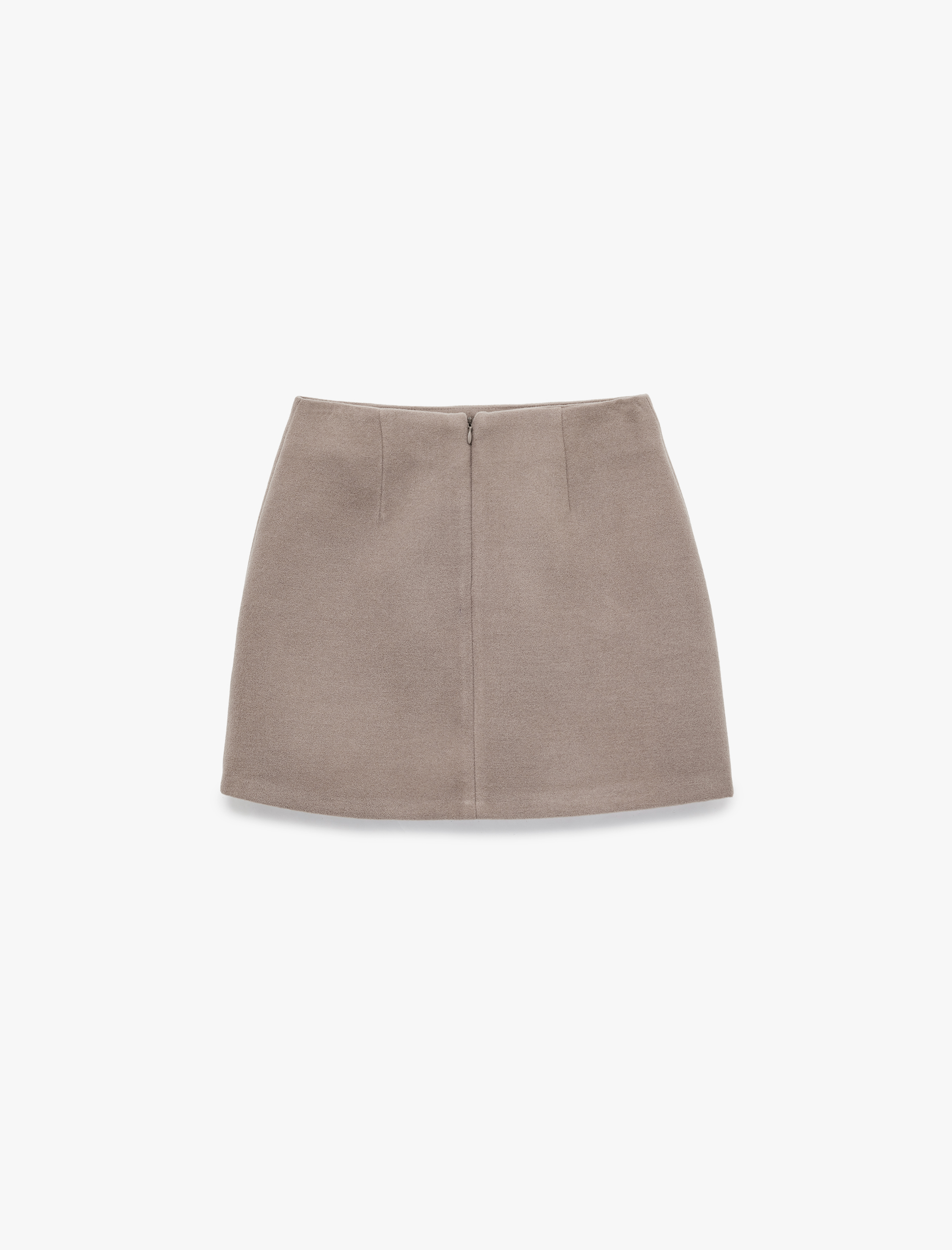   A Kesim Slim Fit Mini Kaşe Etek