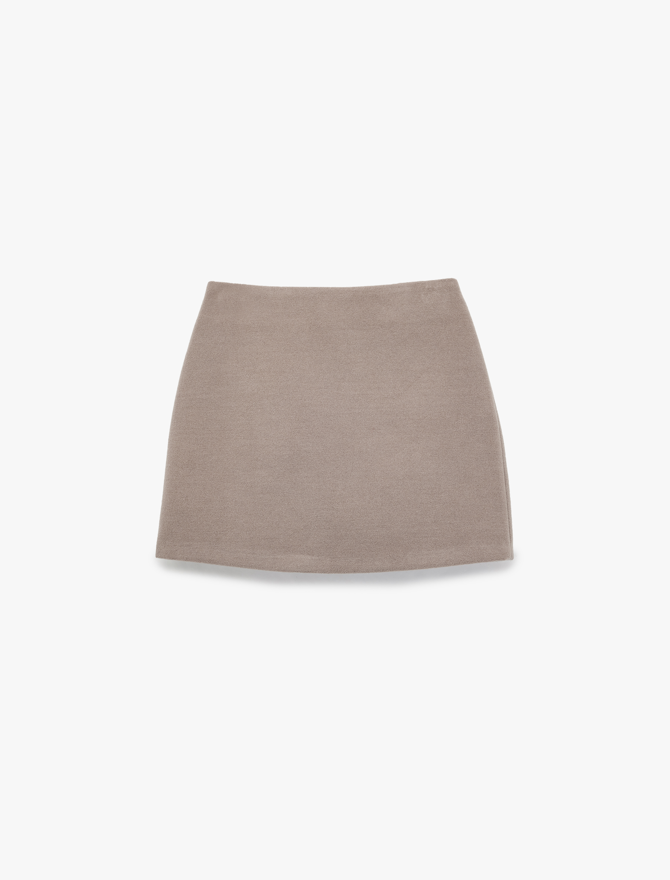   A Kesim Slim Fit Mini Kaşe Etek
