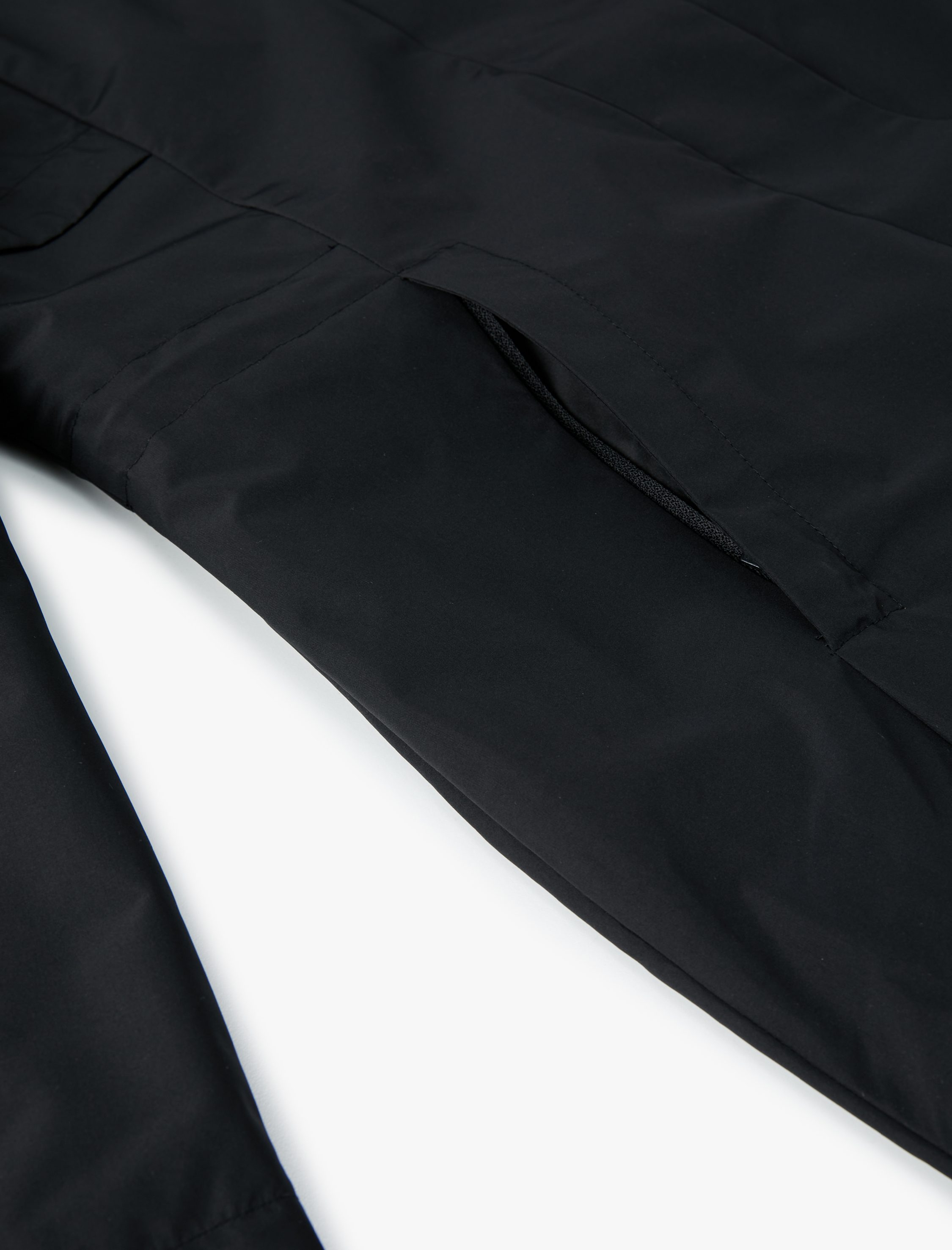   Uzun Outdoor Mont Kapüşonlu Cep Detaylı Çıtçıtlı