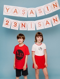 Basic Şort Etek Kruvaze Beli Lastikli Dokulu