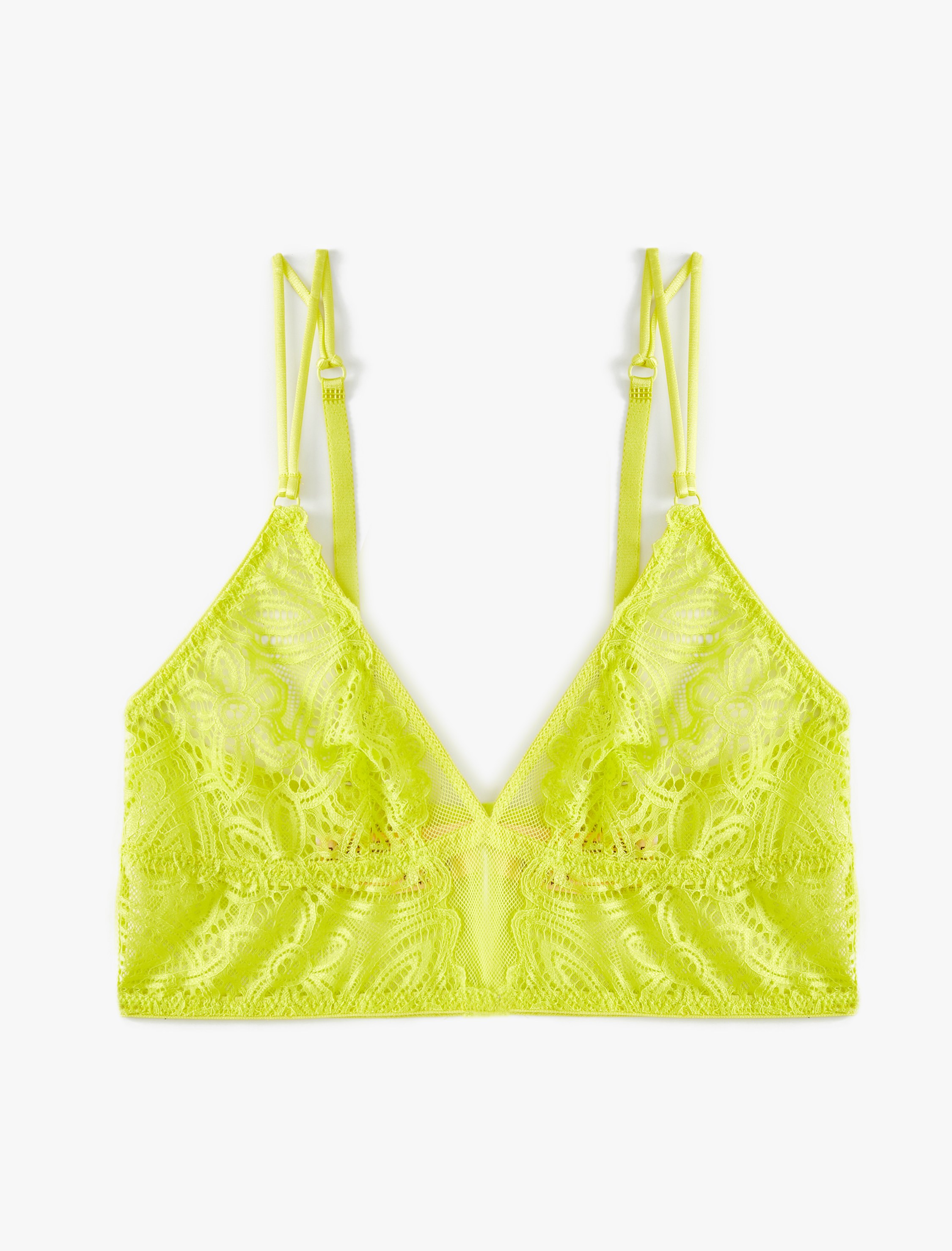   Dantelli Bralet Balensiz Dolgusuz Kapsız