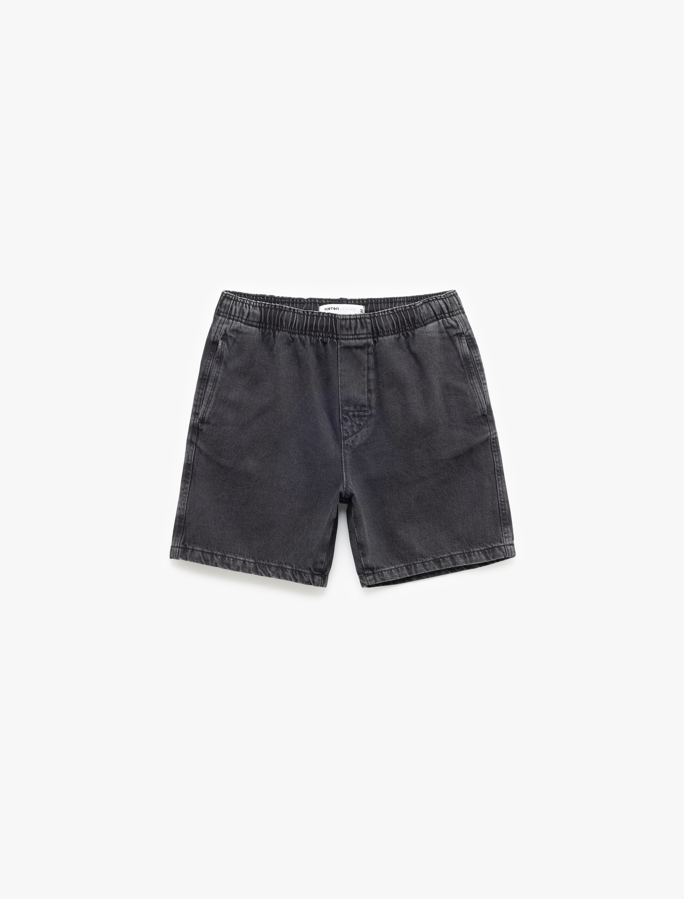   Oversize Kot Şort Bermuda Cep Detaylı Pamuklu