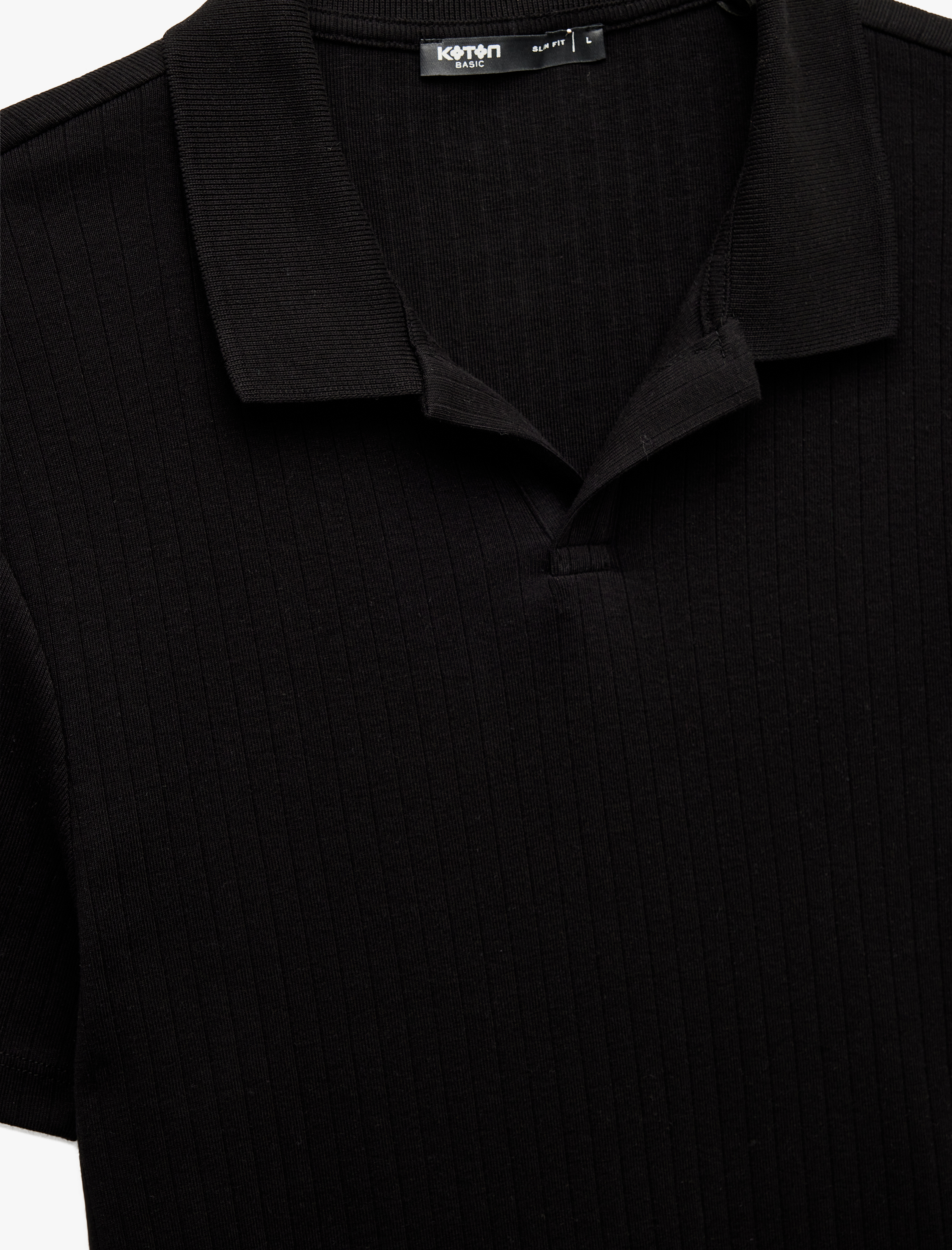   Kısa Kollu Pamuklu Slim Fit Polo Yaka Tişört