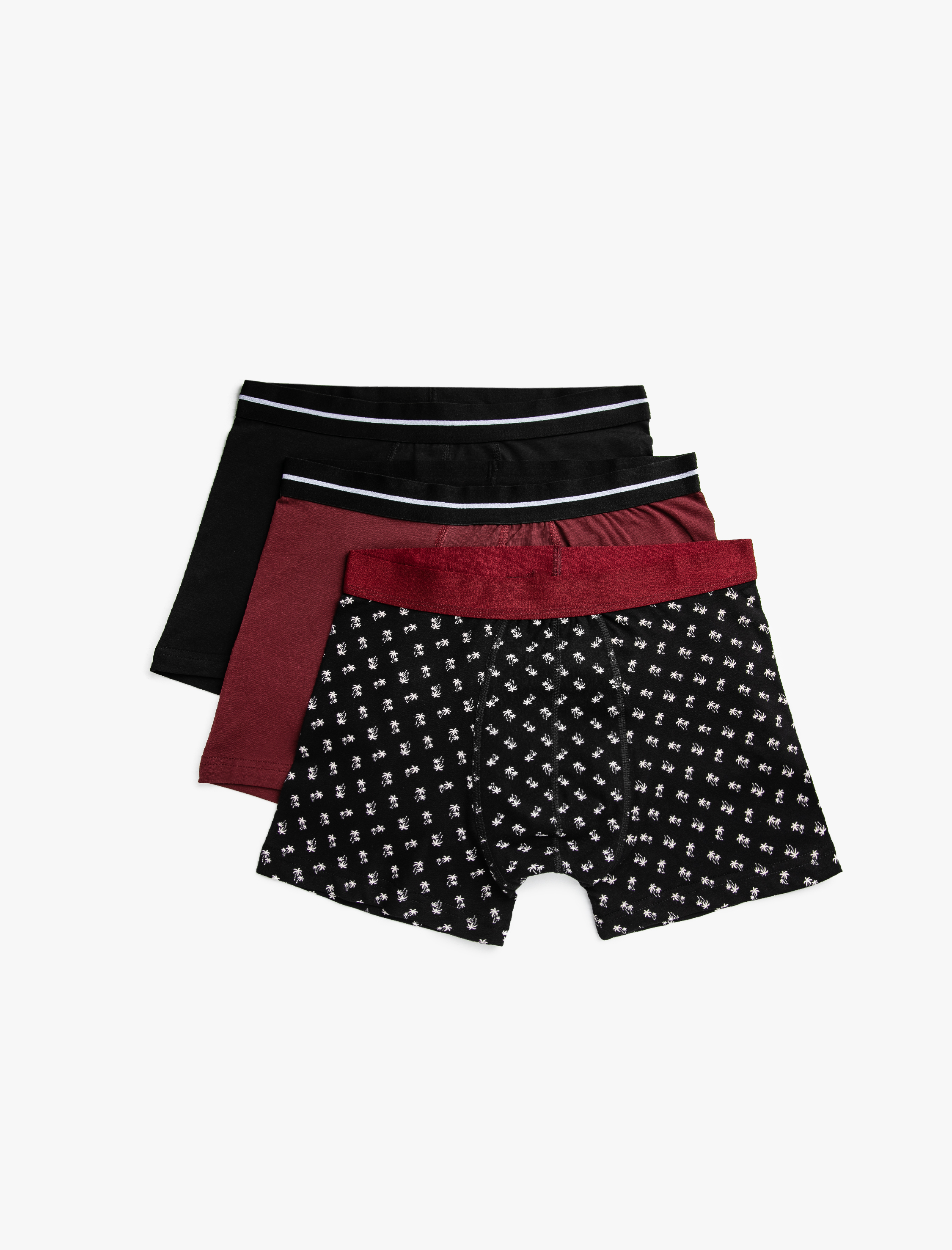   Pamuklu 3'lü Basic Boxer