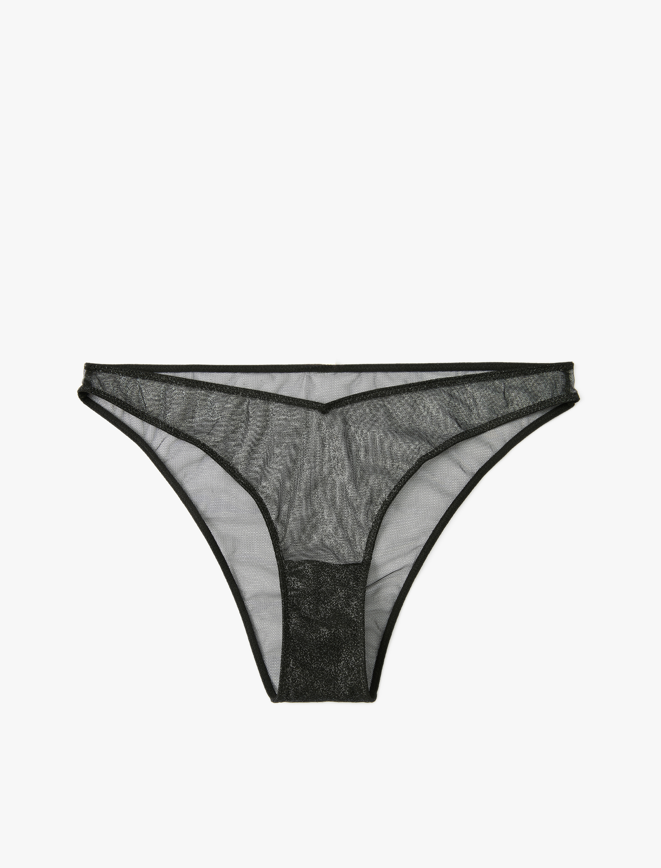   Tül String Külot Simli