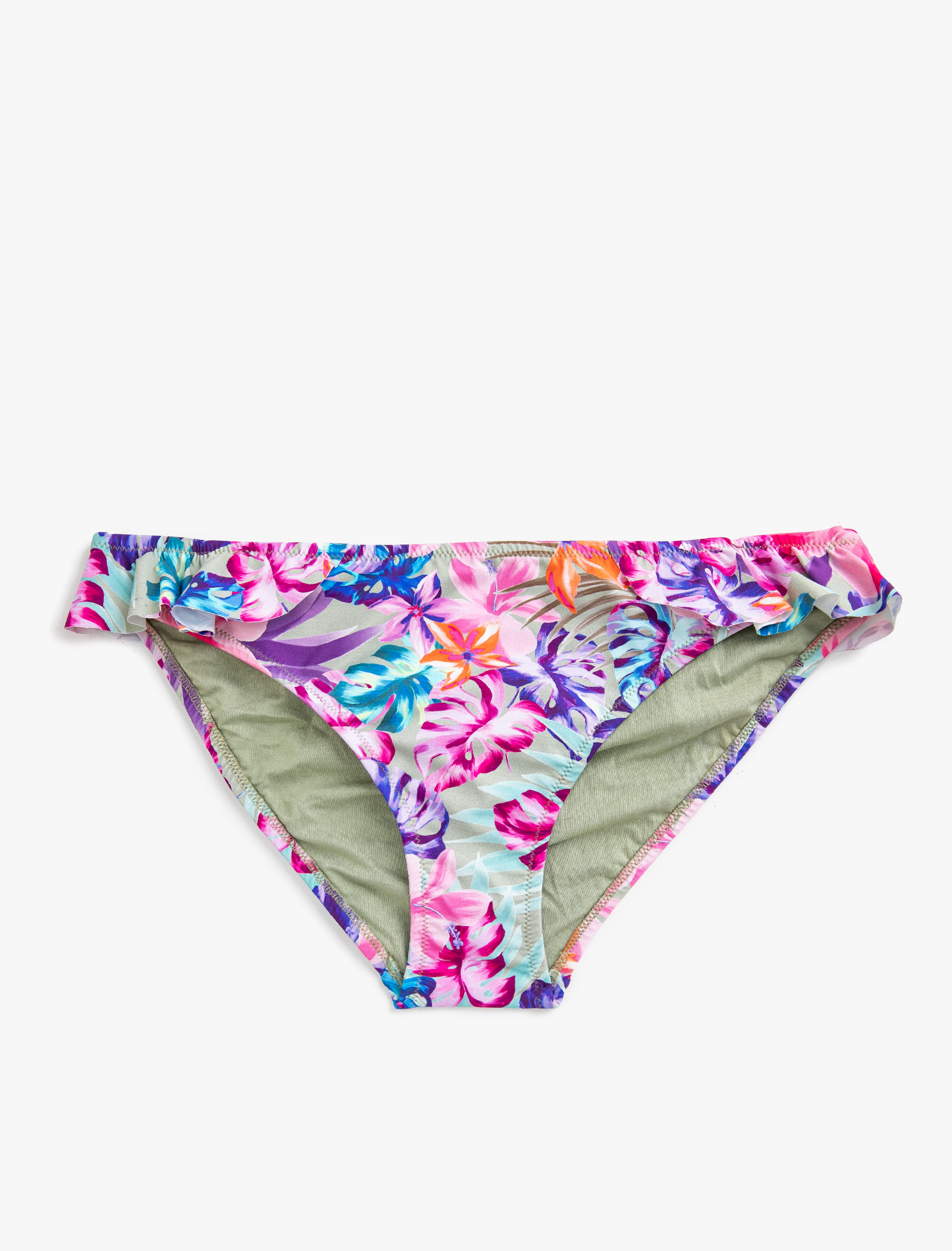   Çiçek Baskılı Bikini Alt