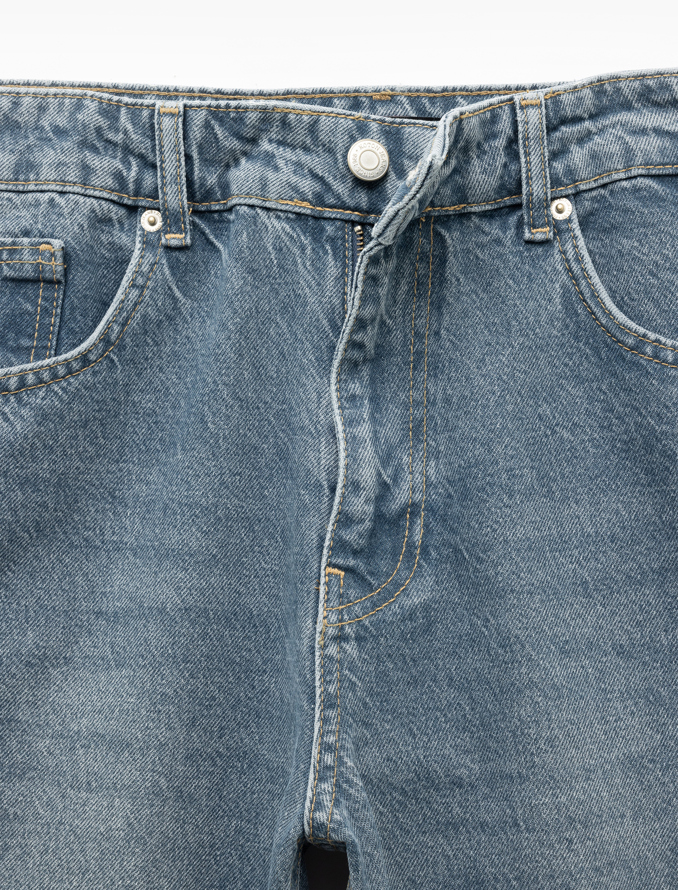   Beli Bağcıklı Düğmeli Cep Detaylı Keten Chino Pantolon