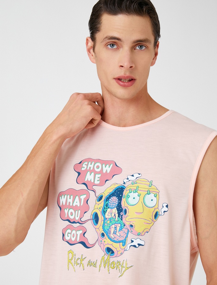  Rick and Morty Atlet Lisanslı Baskılı