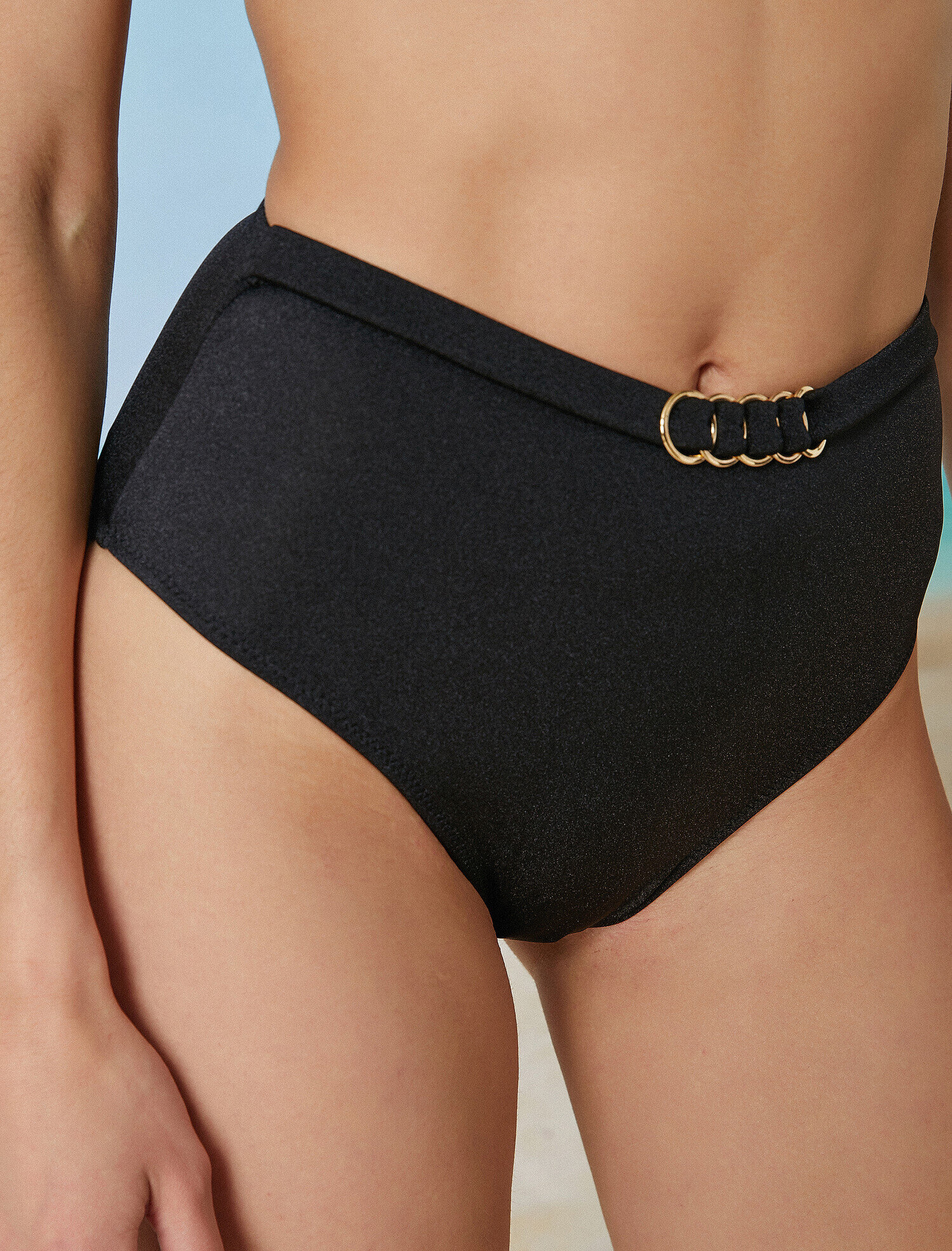   Kemerli Yüksek Bel Bikini Altı