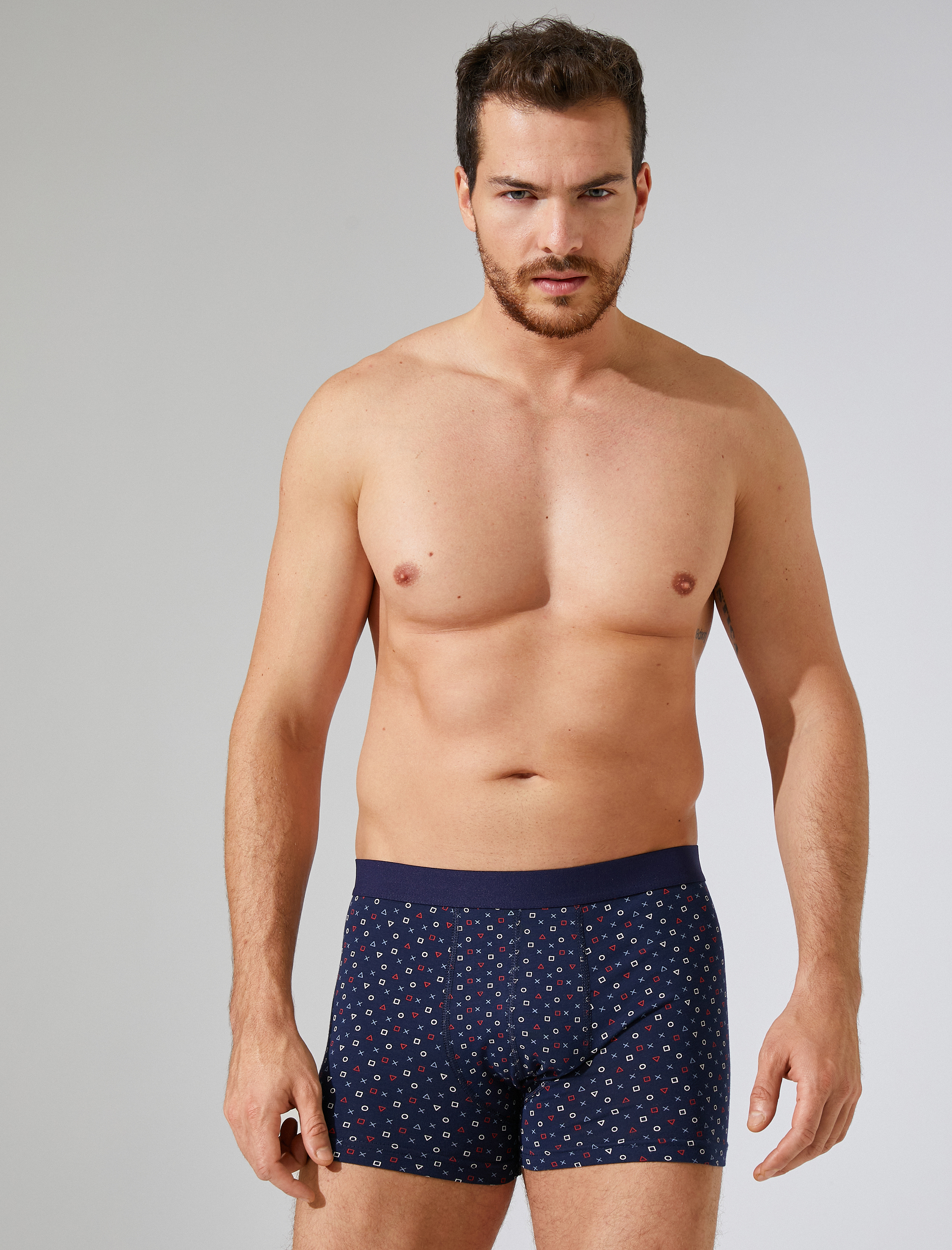   Baskılı Basic Regular Boxer