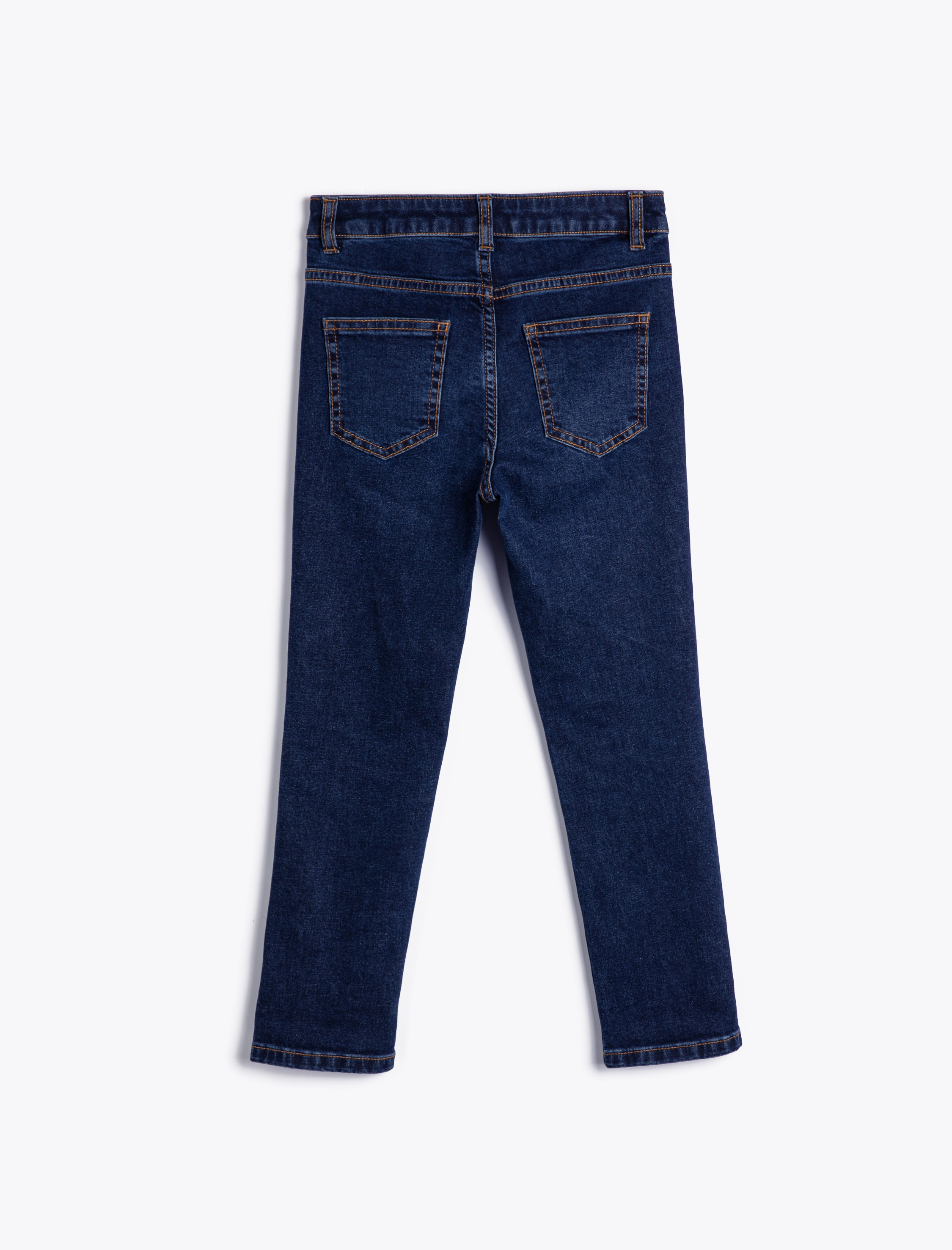  Erkek Çocuk Normal Bel Dar Paça Pamuklu Kot Pantolon - Slim Jean